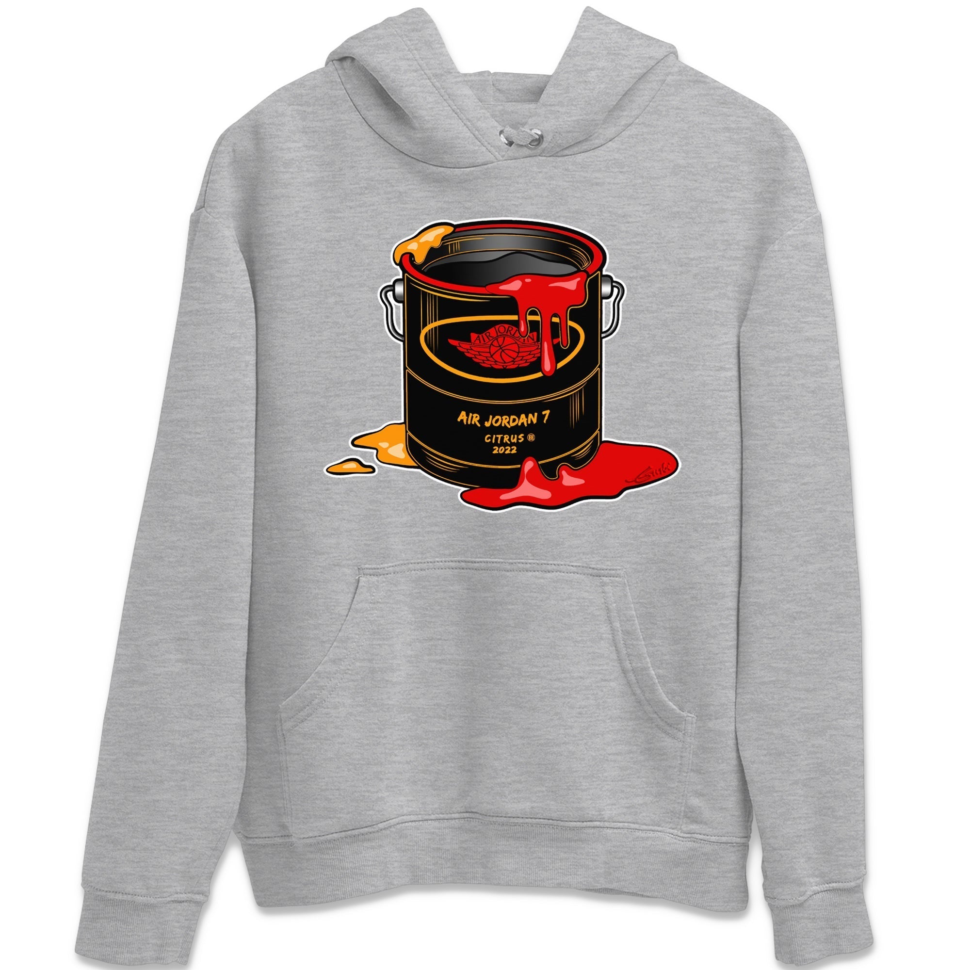 Jordan 7 Citrus Shirt To Match Jordans Bucket Sneaker Tees Jordan 7 Citrus Drip Gear Zone Sneaker Matching Clothing Unisex Shirts