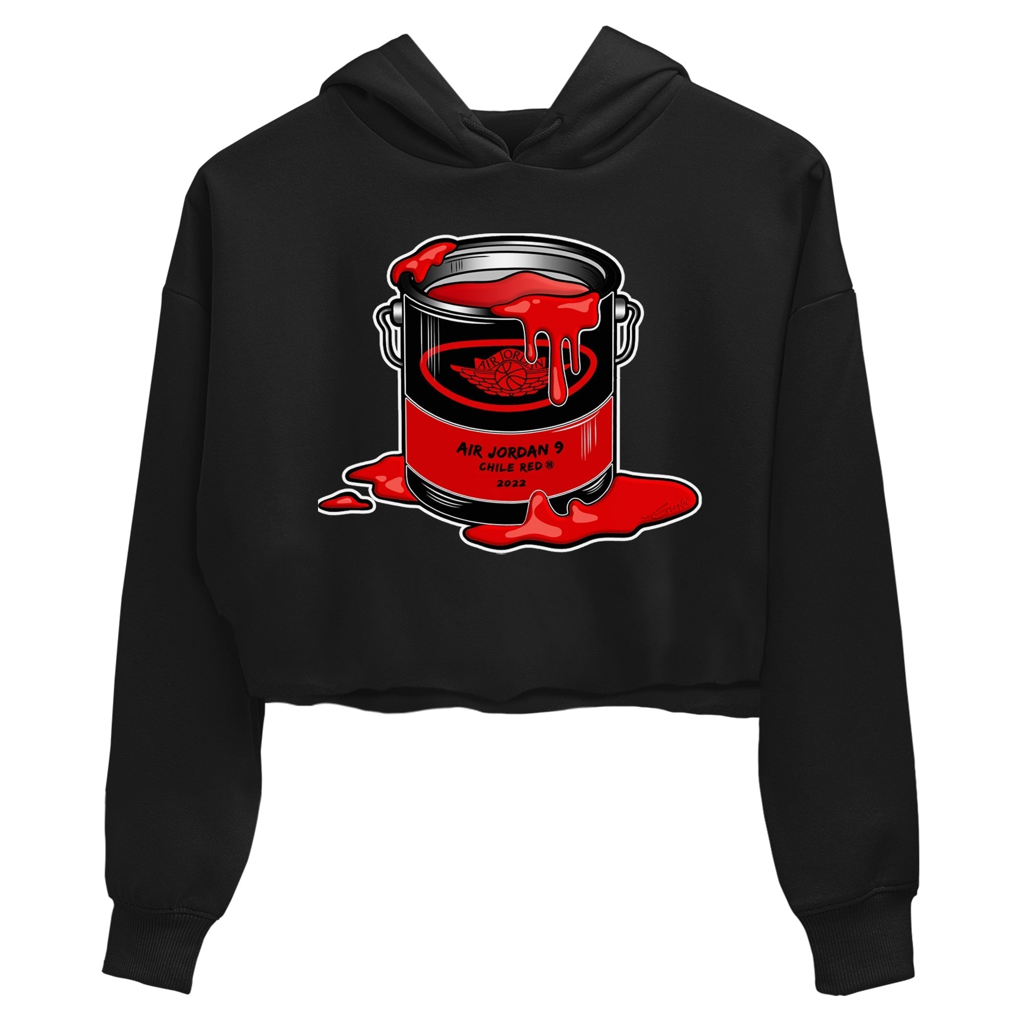 Jordan 9 Chile Red Shirt To Match Jordans Bucket Sneaker Tees Jordan 9 Chile Red Drip Gear Zone Sneaker Matching Clothing Women's Shirts