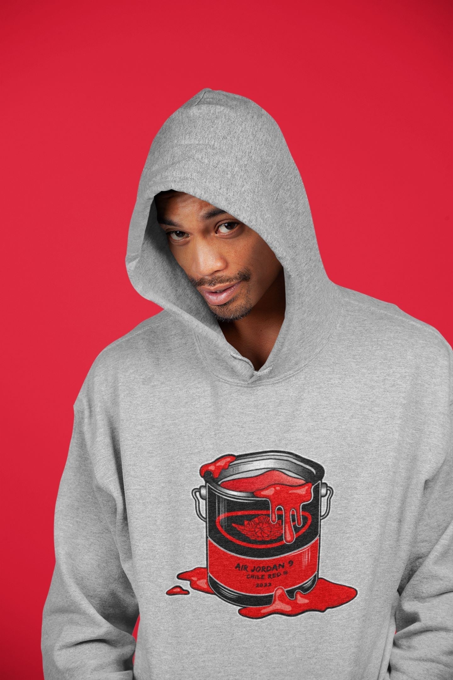 Jordan 9 Chile Red Shirt To Match Jordans Bucket Sneaker Tees Jordan 9 Chile Red Drip Gear Zone Sneaker Matching Clothing Unisex Shirts