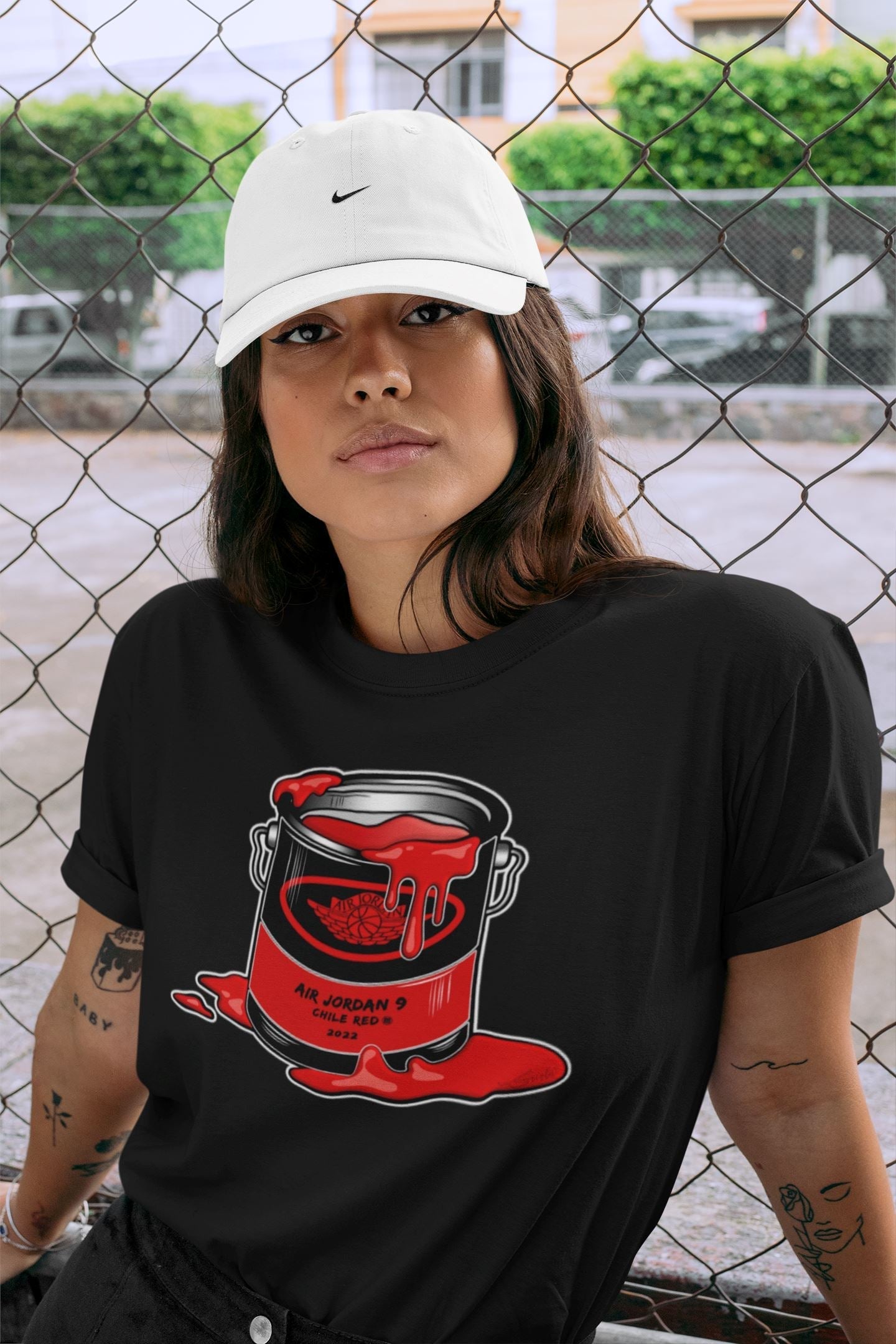 Jordan 9 Chile Red Shirt To Match Jordans Bucket Sneaker Tees Jordan 9 Chile Red Drip Gear Zone Sneaker Matching Clothing Unisex Shirts