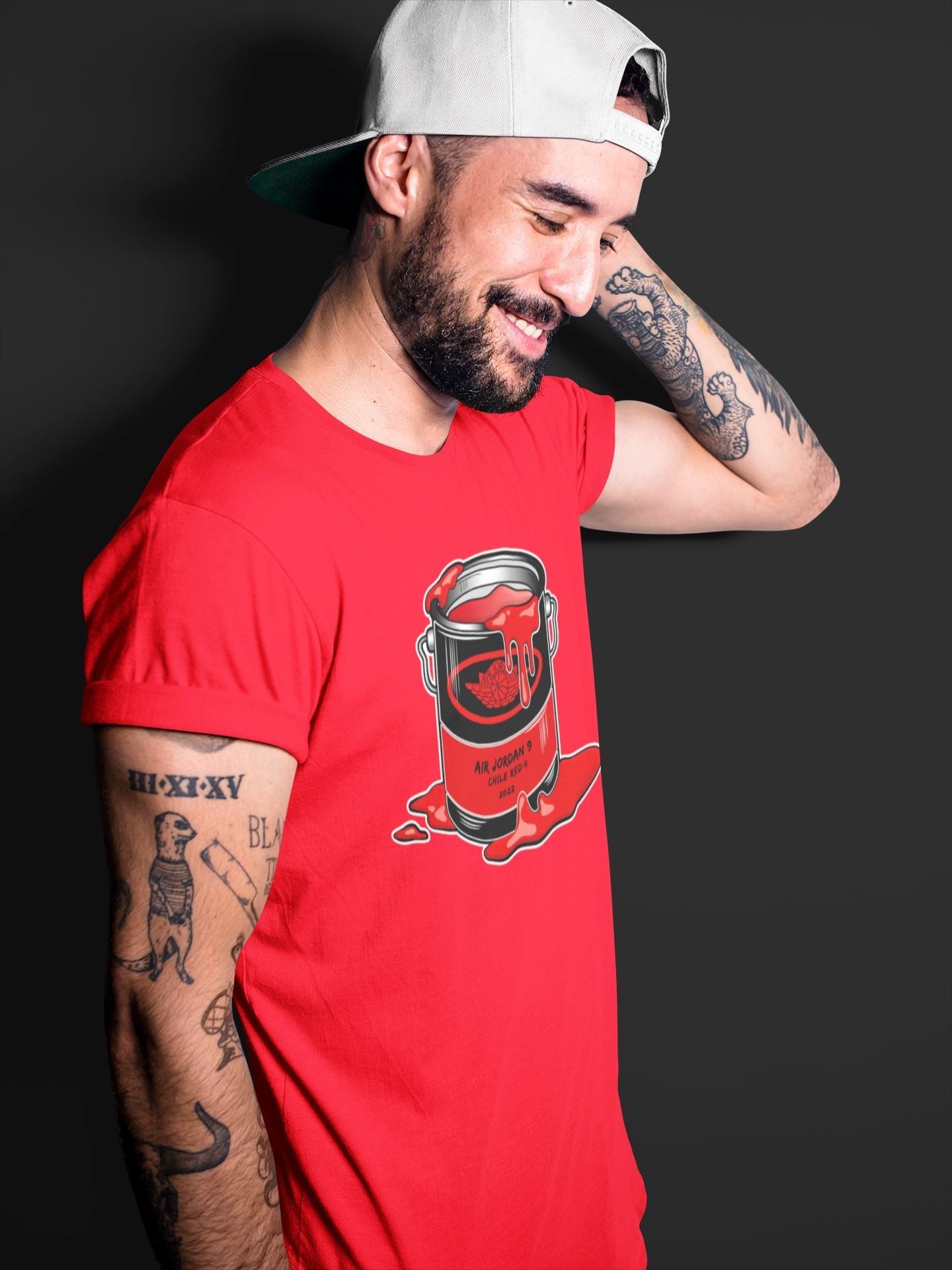 Jordan 9 Chile Red Shirt To Match Jordans Bucket Sneaker Tees Jordan 9 Chile Red Drip Gear Zone Sneaker Matching Clothing Unisex Shirts