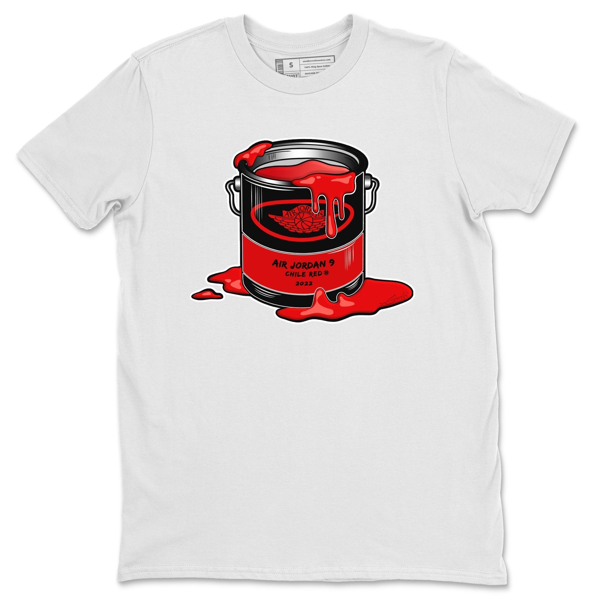 Jordan 9 Chile Red Shirt To Match Jordans Bucket Sneaker Tees Jordan 9 Chile Red Drip Gear Zone Sneaker Matching Clothing Unisex Shirts