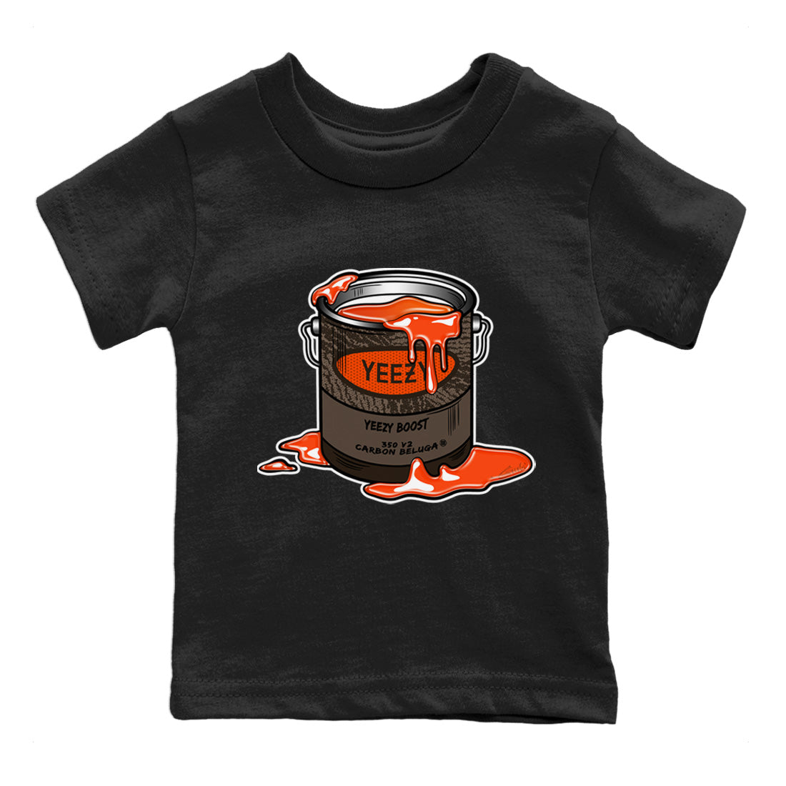 Yeezy 350 Carbon Beluga Shirt To Match Jordans Bucket Sneaker Tees Yeezy 350 Carbon Beluga Drip Gear Zone Sneaker Matching Clothing Kids Shirts