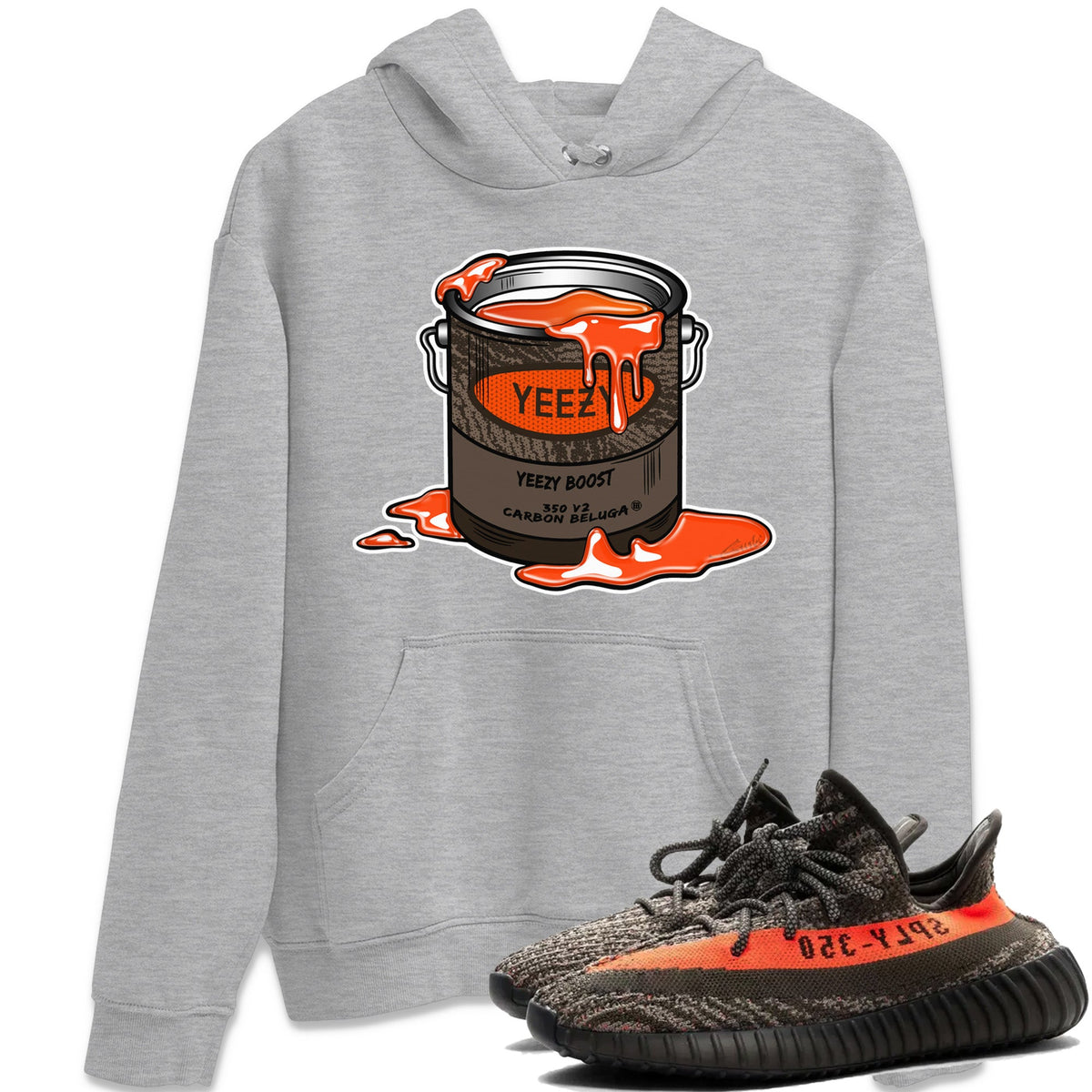 Yeezy 350 Carbon Beluga Shirt To Match Jordans Bucket Sneaker Tees Yeezy 350 Carbon Beluga Drip Gear Zone Sneaker Matching Clothing Unisex Shirts