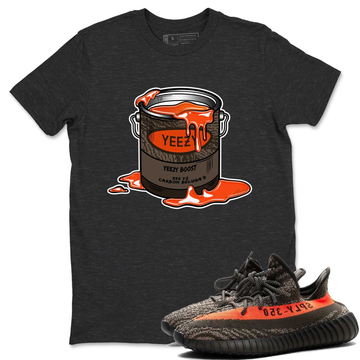 Yeezy 350 Carbon Beluga Shirt To Match Jordans Bucket Sneaker Tees Yeezy 350 Carbon Beluga Drip Gear Zone Sneaker Matching Clothing Unisex Shirts