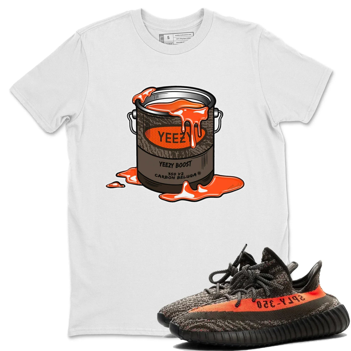 Yeezy 350 Carbon Beluga Shirt To Match Jordans Bucket Sneaker Tees Yeezy 350 Carbon Beluga Drip Gear Zone Sneaker Matching Clothing Unisex Shirts
