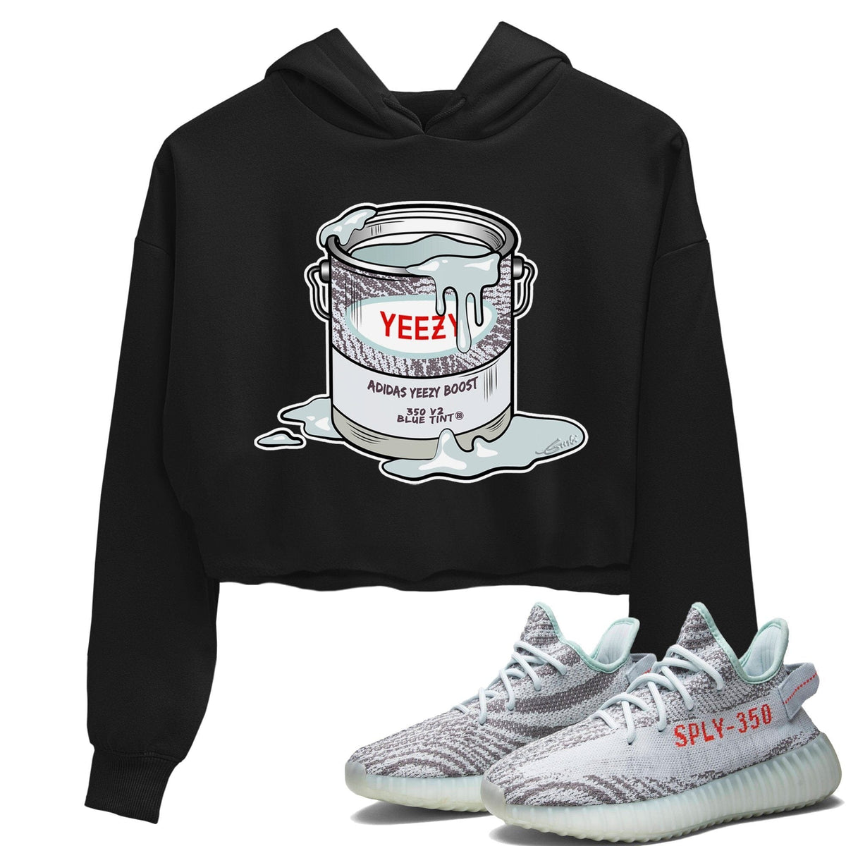 Yeezy 350 Blue Tint Shirt To Match Jordans Bucket Sneaker Tees Yeezy 350 Blue Tint Drip Gear Zone Sneaker Matching Clothing Women's Shirts
