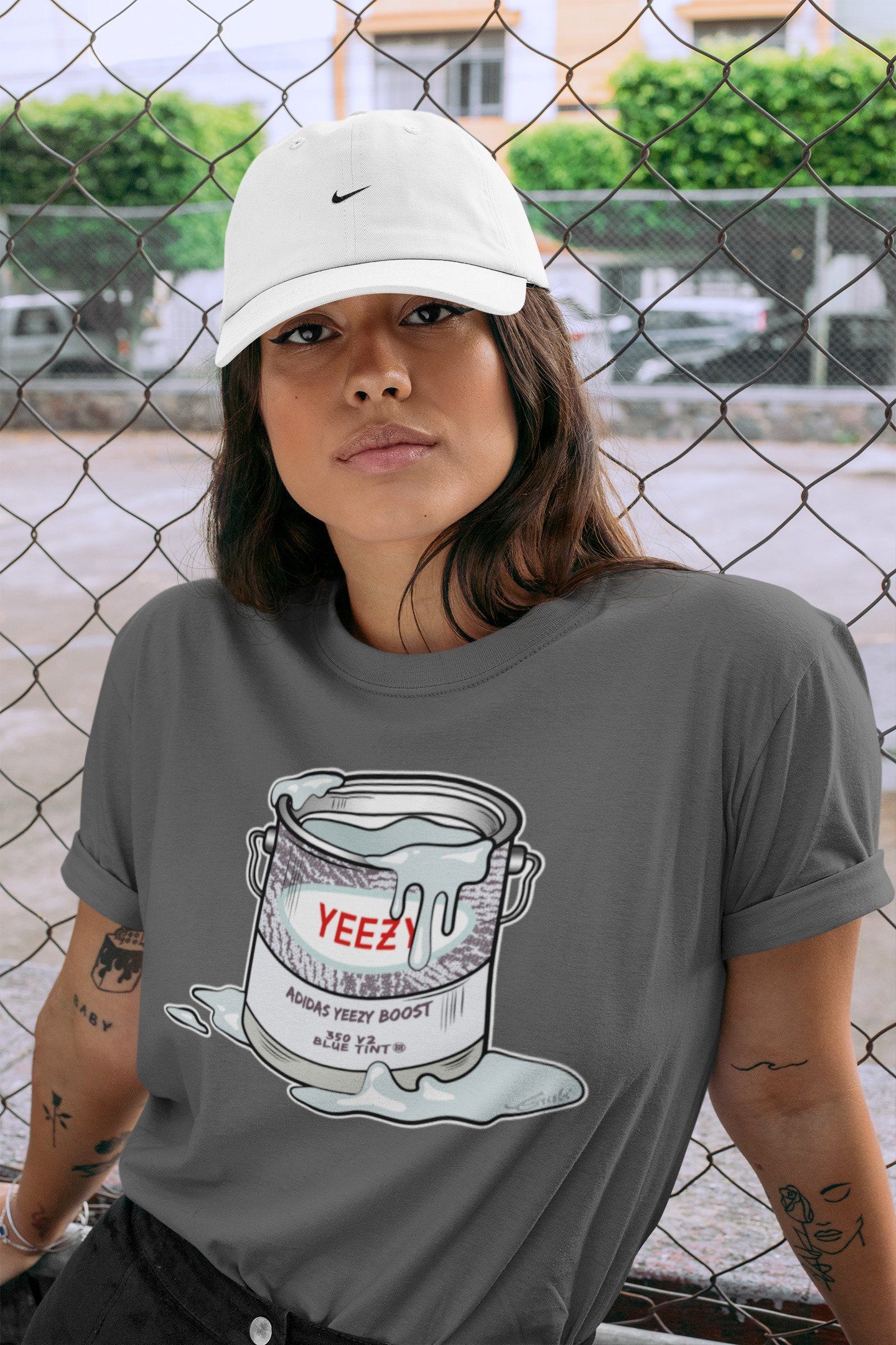 Yeezy 350 Blue Tint Shirt To Match Jordans Bucket Sneaker Tees Yeezy 350 Blue Tint Drip Gear Zone Sneaker Matching Clothing Unisex Shirts
