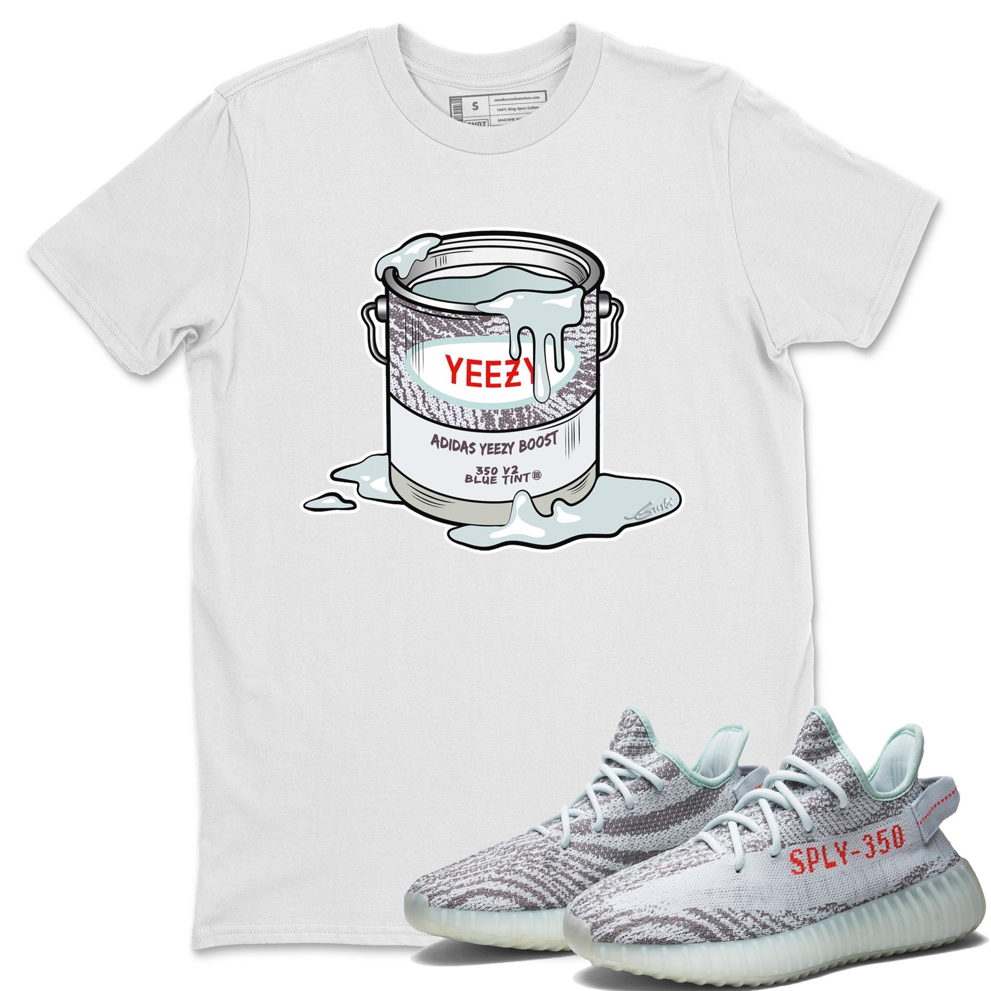 Yeezy 350 Blue Tint Shirt To Match Jordans Bucket Sneaker Tees Yeezy 350 Blue Tint Drip Gear Zone Sneaker Matching Clothing Unisex Shirts