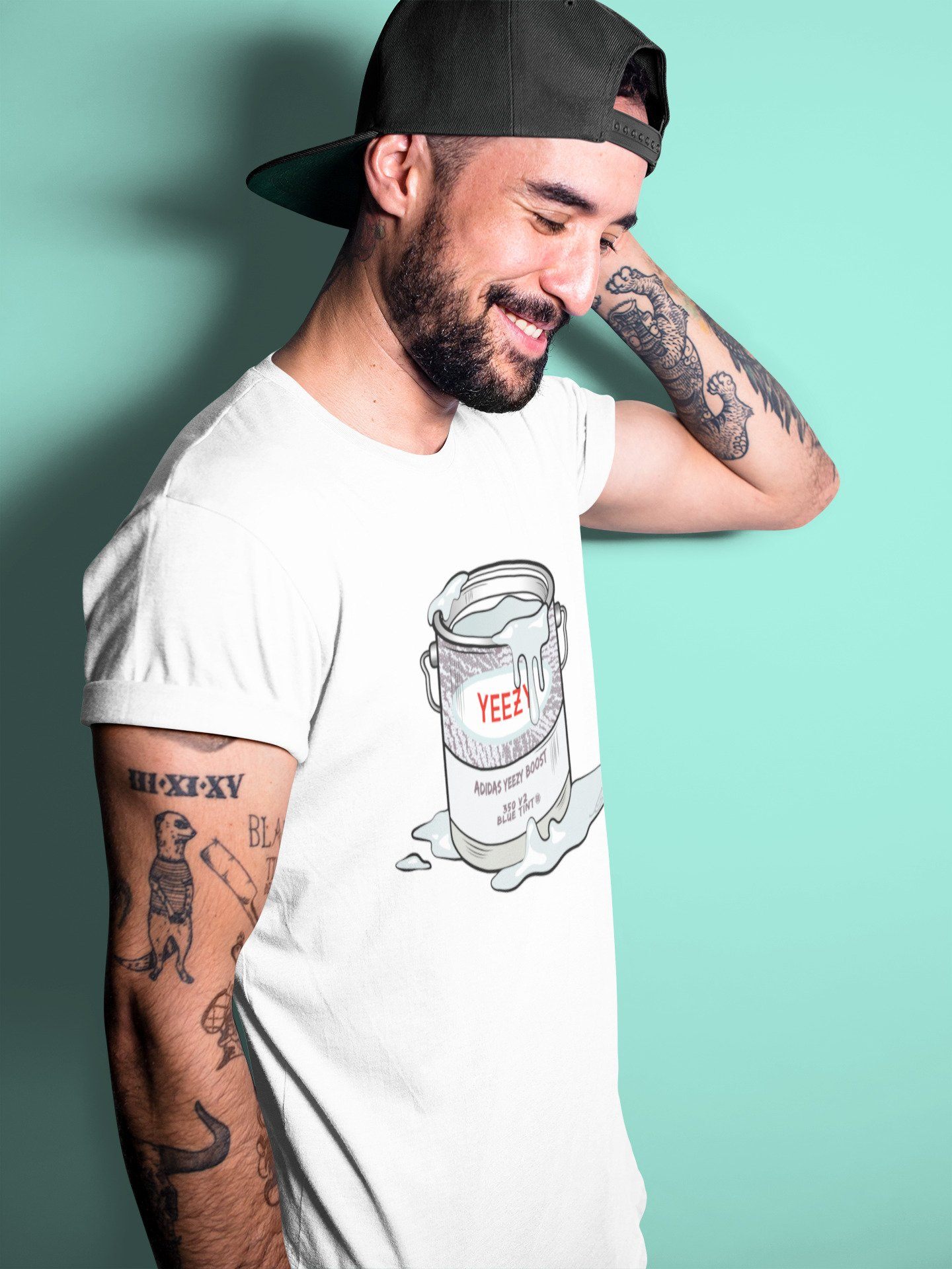 Yeezy 350 Blue Tint Shirt To Match Jordans Bucket Sneaker Tees Yeezy 350 Blue Tint Drip Gear Zone Sneaker Matching Clothing Unisex Shirts