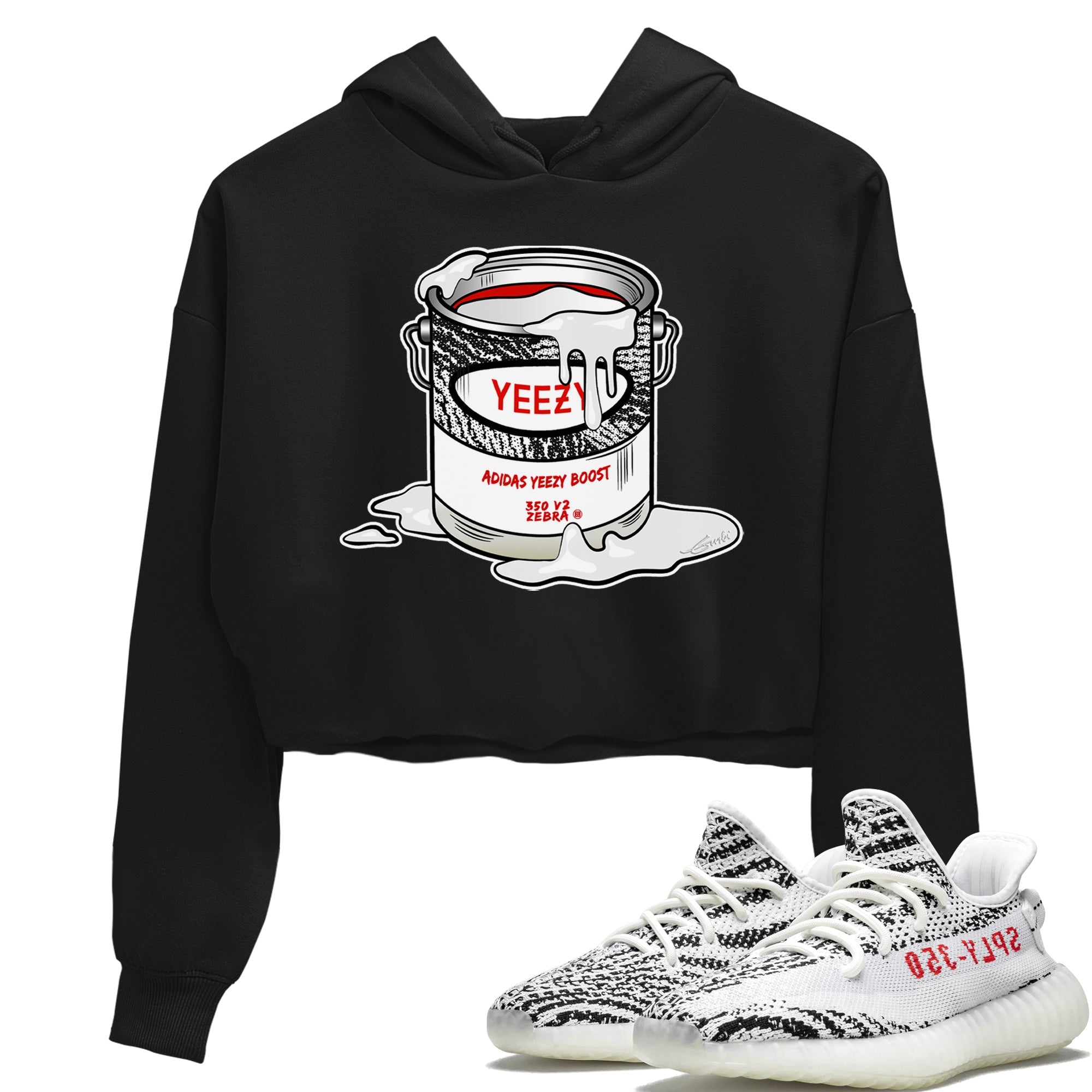 Yeezy 350 Zebra Shirt To Match Jordans Bucket Sneaker Tees Yeezy 350 Zebra Drip Gear Zone Sneaker Matching Clothing Women's Shirts