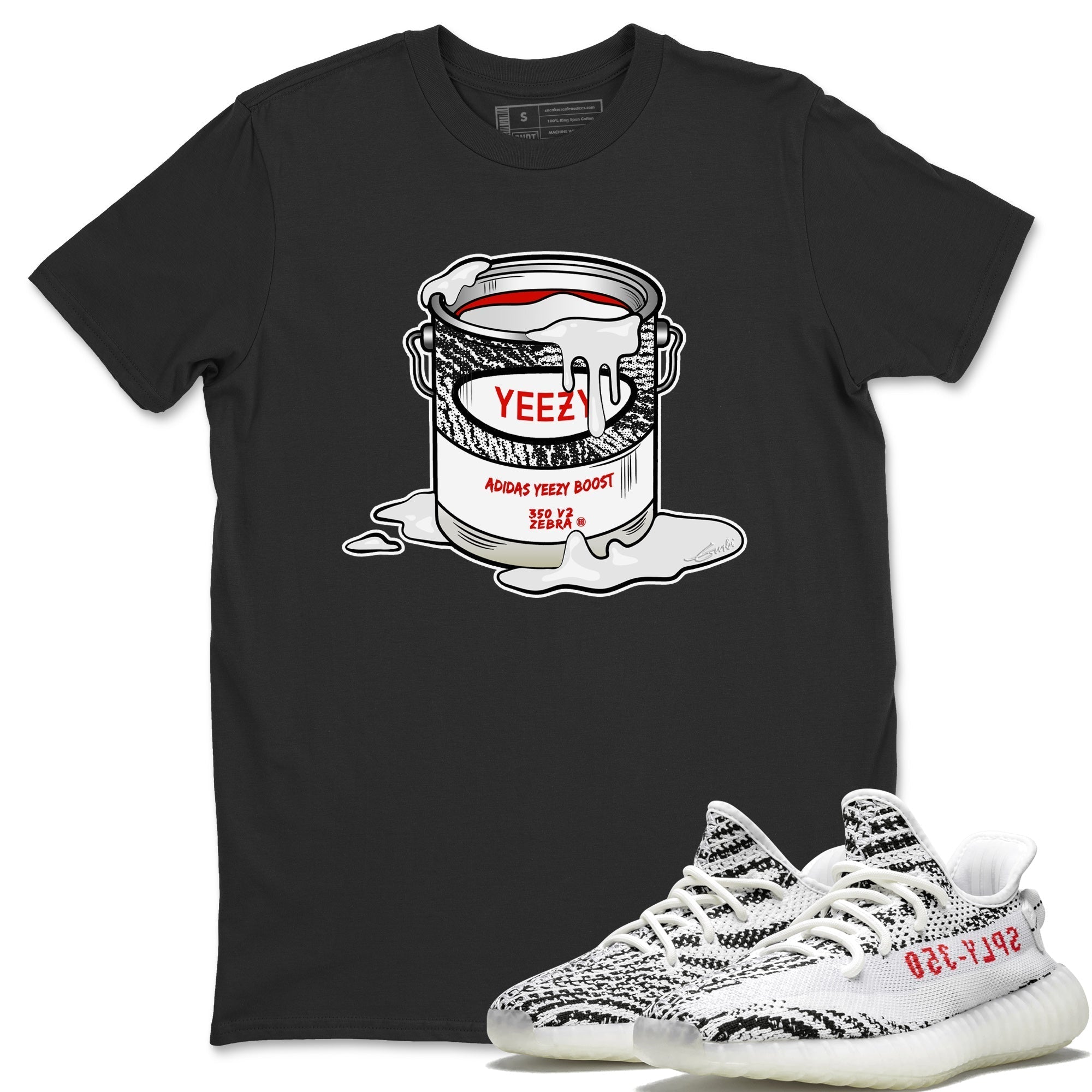 Yeezy 350 Zebra Shirt To Match Jordans Bucket Sneaker Tees Yeezy 350 Zebra Drip Gear Zone Sneaker Matching Clothing Unisex Shirts