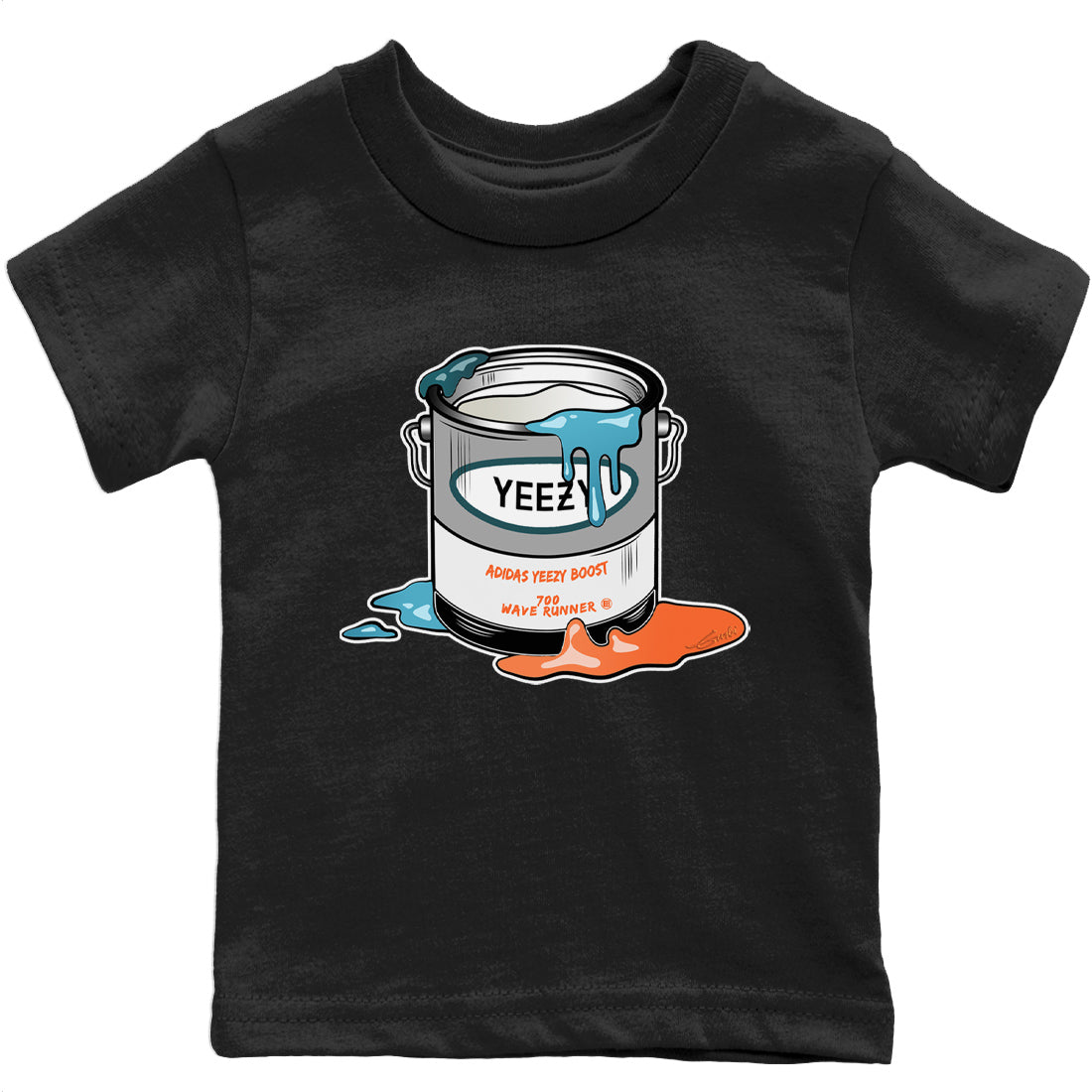 Yeezy 700 Wave Runner Shirt To Match Jordans Bucket Sneaker Tees Yeezy 700 Wave Runner Drip Gear Zone Sneaker Matching Clothing Kids Shirts