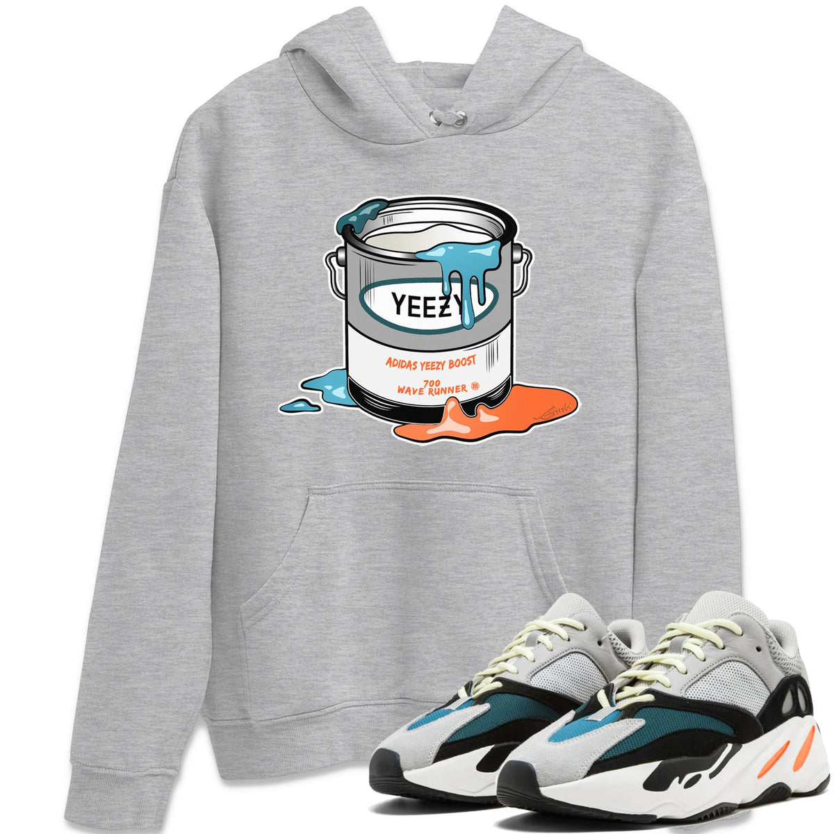Yeezy 700 Wave Runner Shirt To Match Jordans Bucket Sneaker Tees Yeezy 700 Wave Runner Drip Gear Zone Sneaker Matching Clothing Unisex Shirts