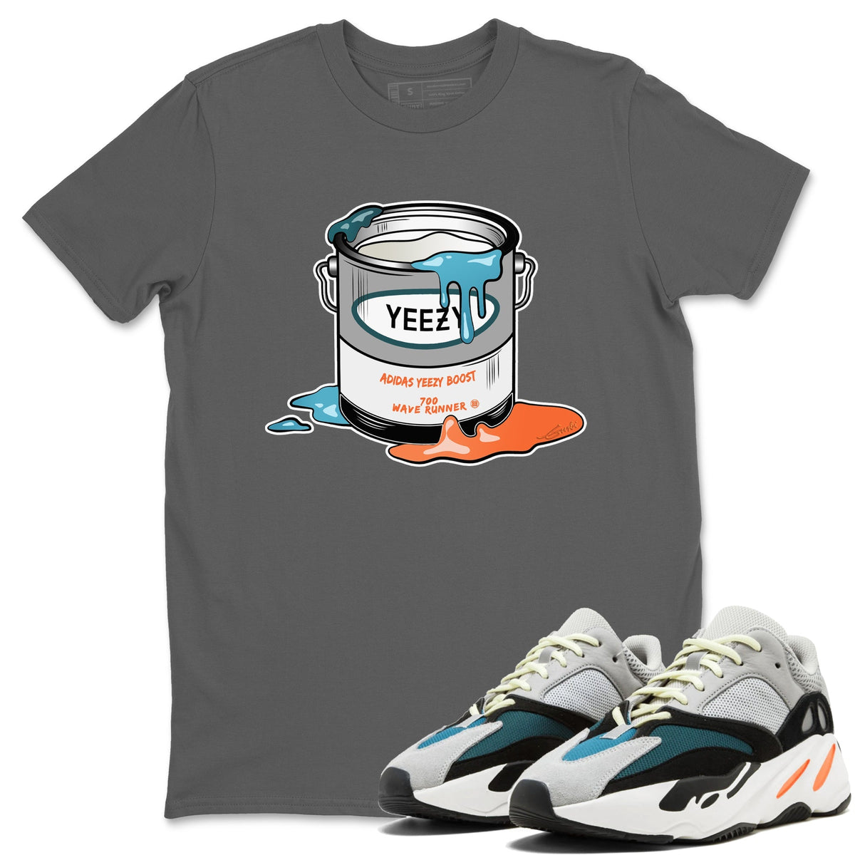 Yeezy 700 Wave Runner Shirt To Match Jordans Bucket Sneaker Tees Yeezy 700 Wave Runner Drip Gear Zone Sneaker Matching Clothing Unisex Shirts