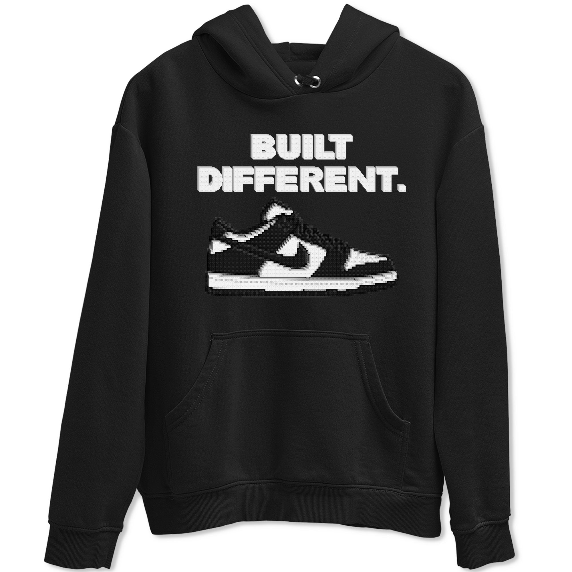 Dunk Low Panda Dunks Black White shirt to match jordans Built Different sneaker tees Dunk Panda Drip Gear Zone Sneaker Matching Cotton Shirt unisex cotton Black 2 crew neck shirt