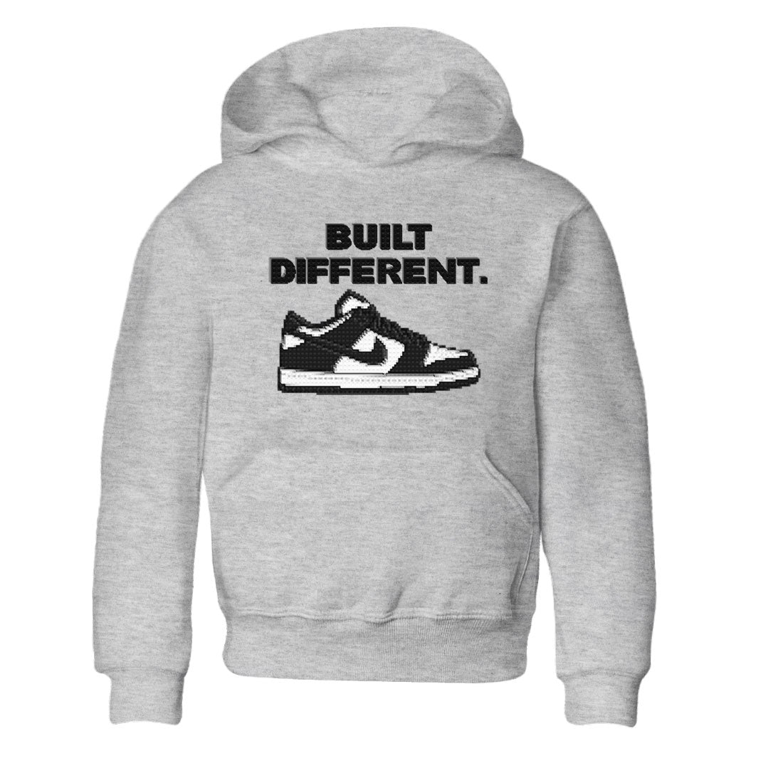 Dunk Low Panda Dunks Black White shirt to match jordans Built Different sneaker tees Dunk Panda Drip Gear Zone Sneaker Matching Cotton Shirt baby toddler Heather Grey 2 cotton Shirt