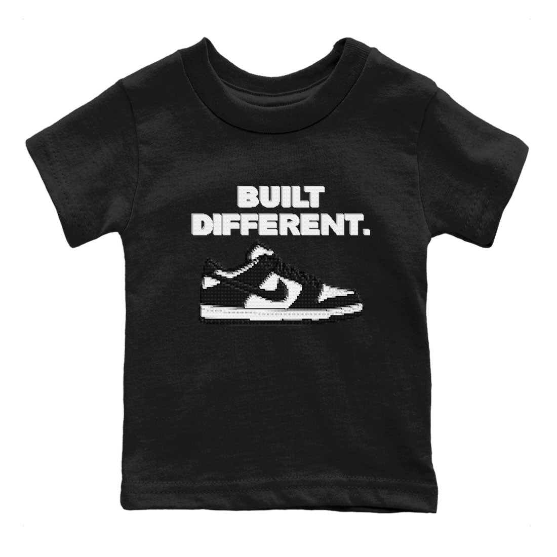 Dunk Low Panda Dunks Black White shirt to match jordans Built Different sneaker tees Dunk Panda Drip Gear Zone Sneaker Matching Cotton Shirt baby toddler Black 2 cotton Shirt