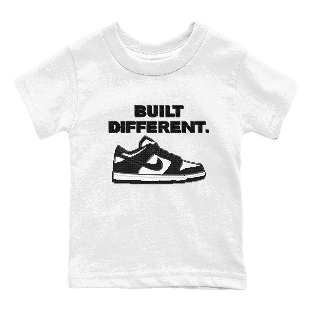 Dunk Low Panda Dunks Black White shirt to match jordans Built Different sneaker tees Dunk Panda Drip Gear Zone Sneaker Matching Cotton Shirt baby toddler White 2 cotton Shirt