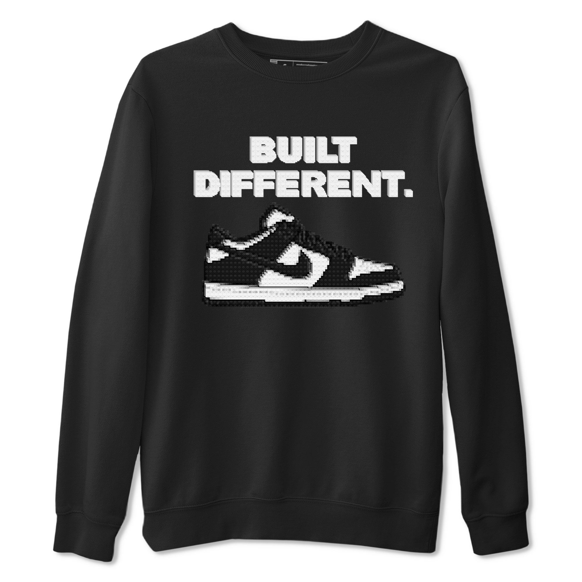 Dunk Low Panda Dunks Black White shirt to match jordans Built Different sneaker tees Dunk Panda Drip Gear Zone Sneaker Matching Cotton Shirt unisex cotton Black 2 crew neck shirt