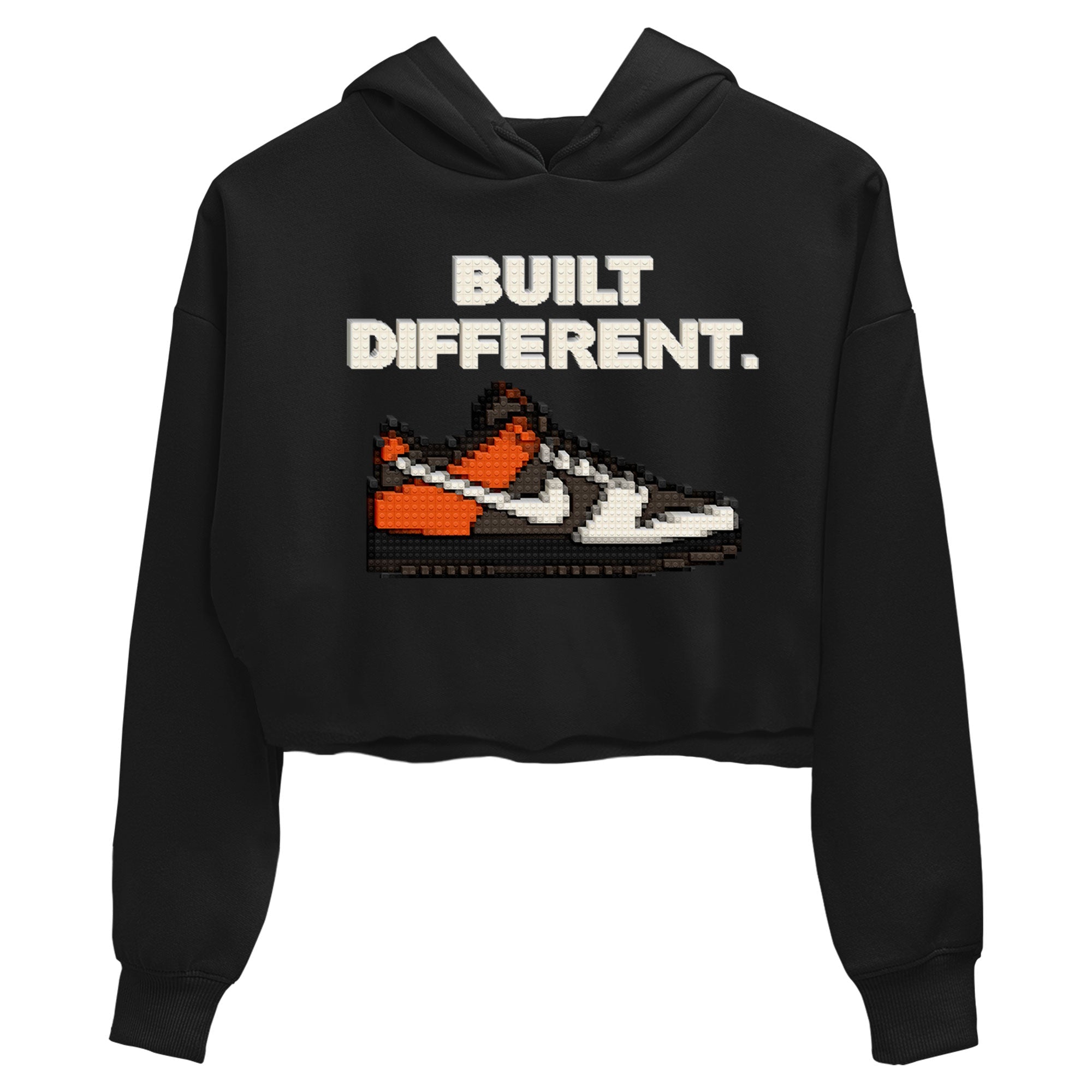 Dunk Red Panda shirt to match jordans Built Different sneaker tees Dunks Red Panda Drip Gear Zone Sneaker Matching Cotton Shirt Black 2 crop length shirt