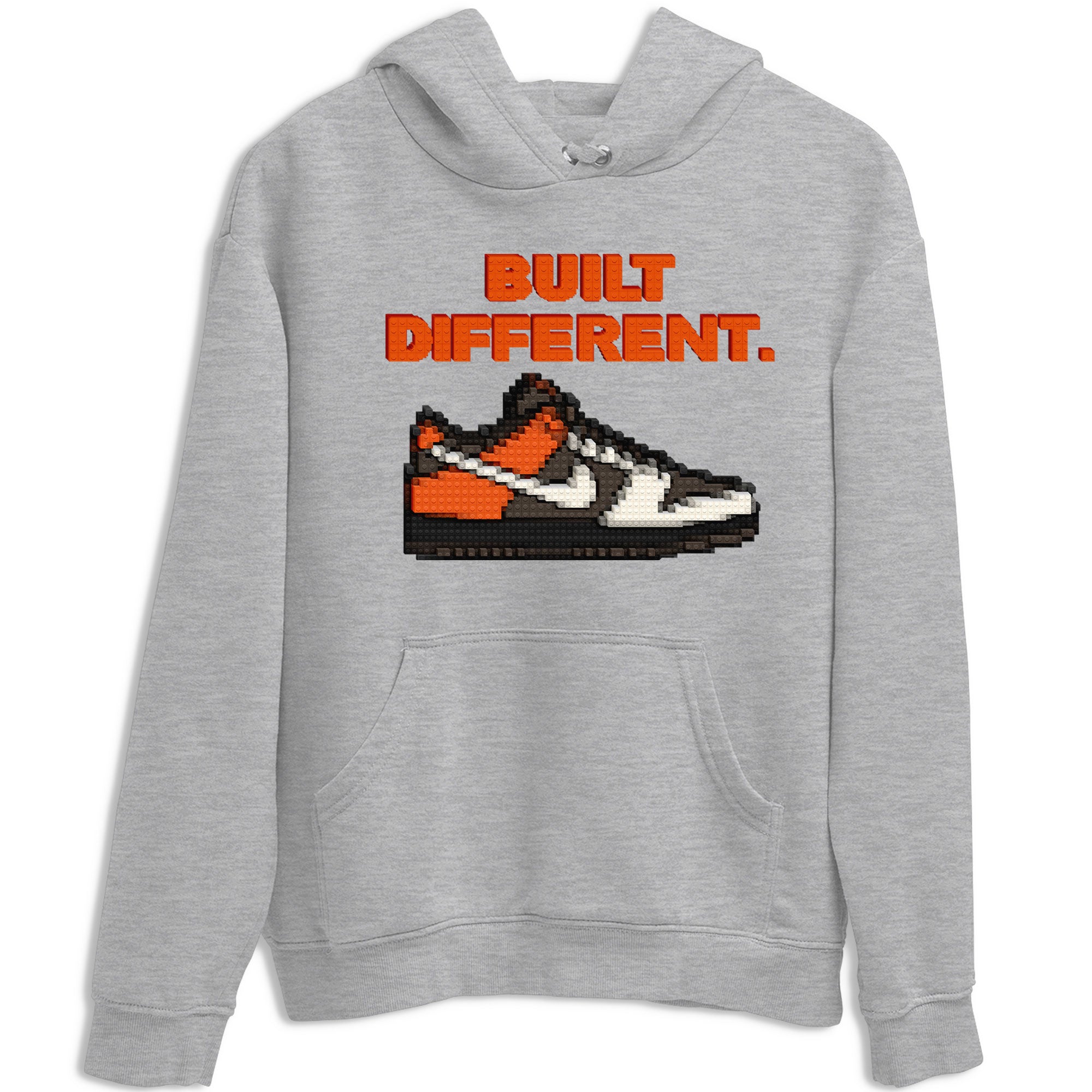 Dunk Red Panda shirt to match jordans Built Different sneaker tees Dunks Red Panda Drip Gear Zone Sneaker Matching Cotton Shirt unisex cotton Heather Grey 2 crew neck shirt