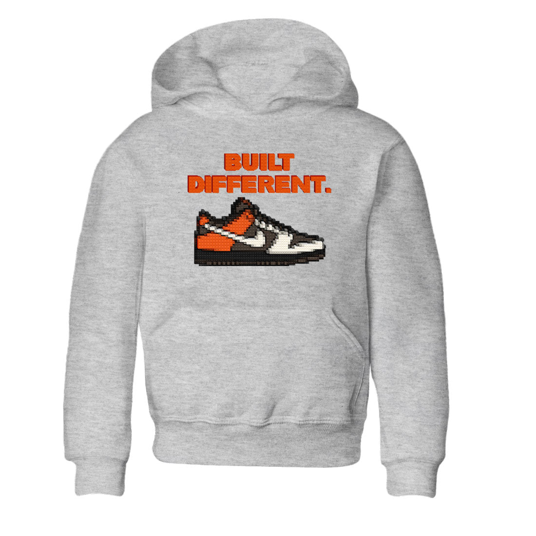 Dunk Red Panda shirt to match jordans Built Different sneaker tees Dunks Red Panda Drip Gear Zone Sneaker Matching Cotton Shirt baby toddler Heather Grey 2 cotton Shirt