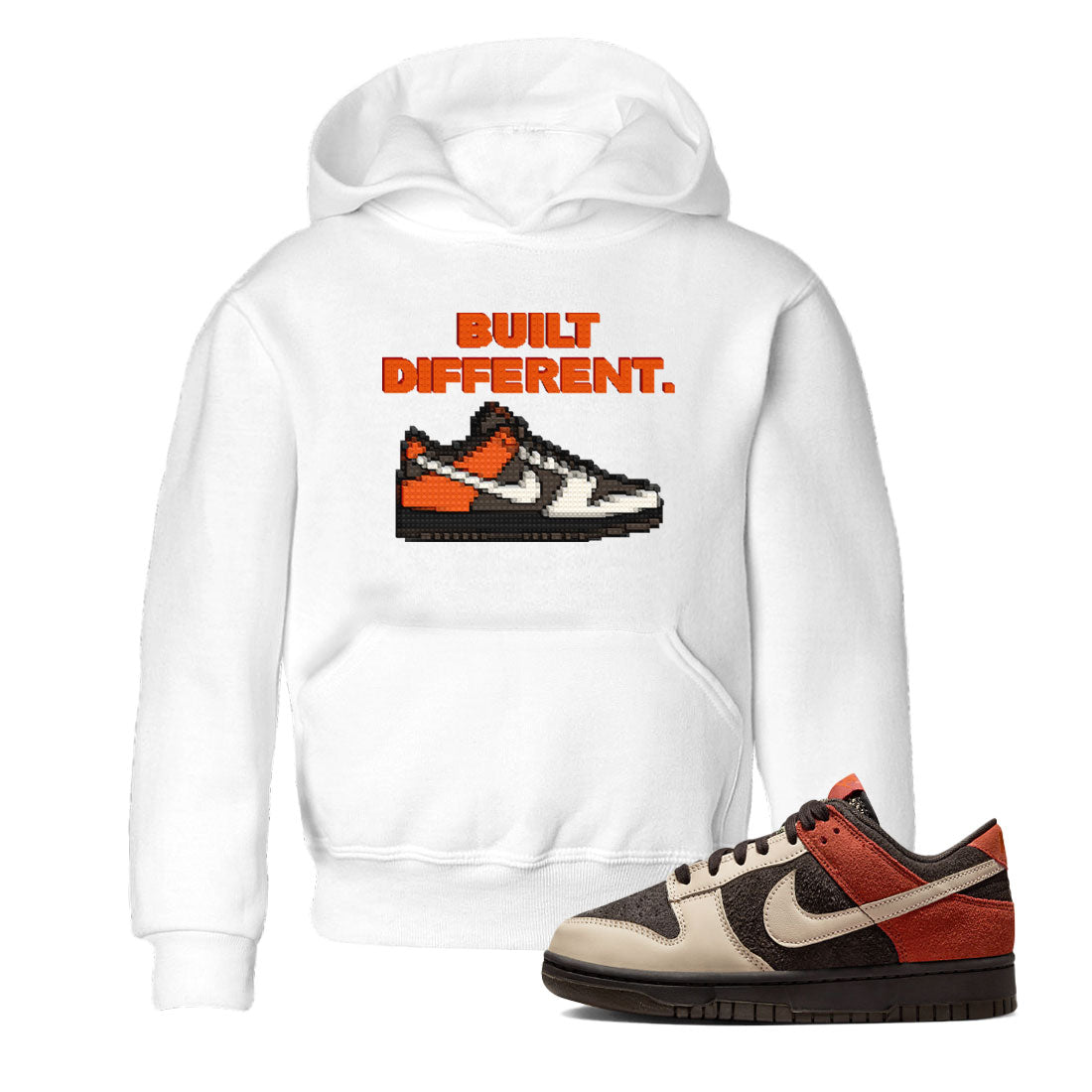 Dunk Red Panda shirt to match jordans Built Different sneaker tees Dunks Red Panda Drip Gear Zone Sneaker Matching Cotton Shirt baby toddler White 1 cotton Shirt