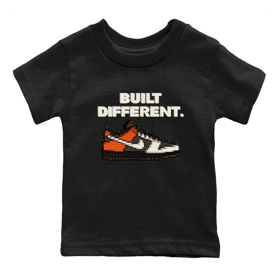 Dunk Red Panda shirt to match jordans Built Different sneaker tees Dunks Red Panda Drip Gear Zone Sneaker Matching Cotton Shirt baby toddler Black 2 cotton Shirt