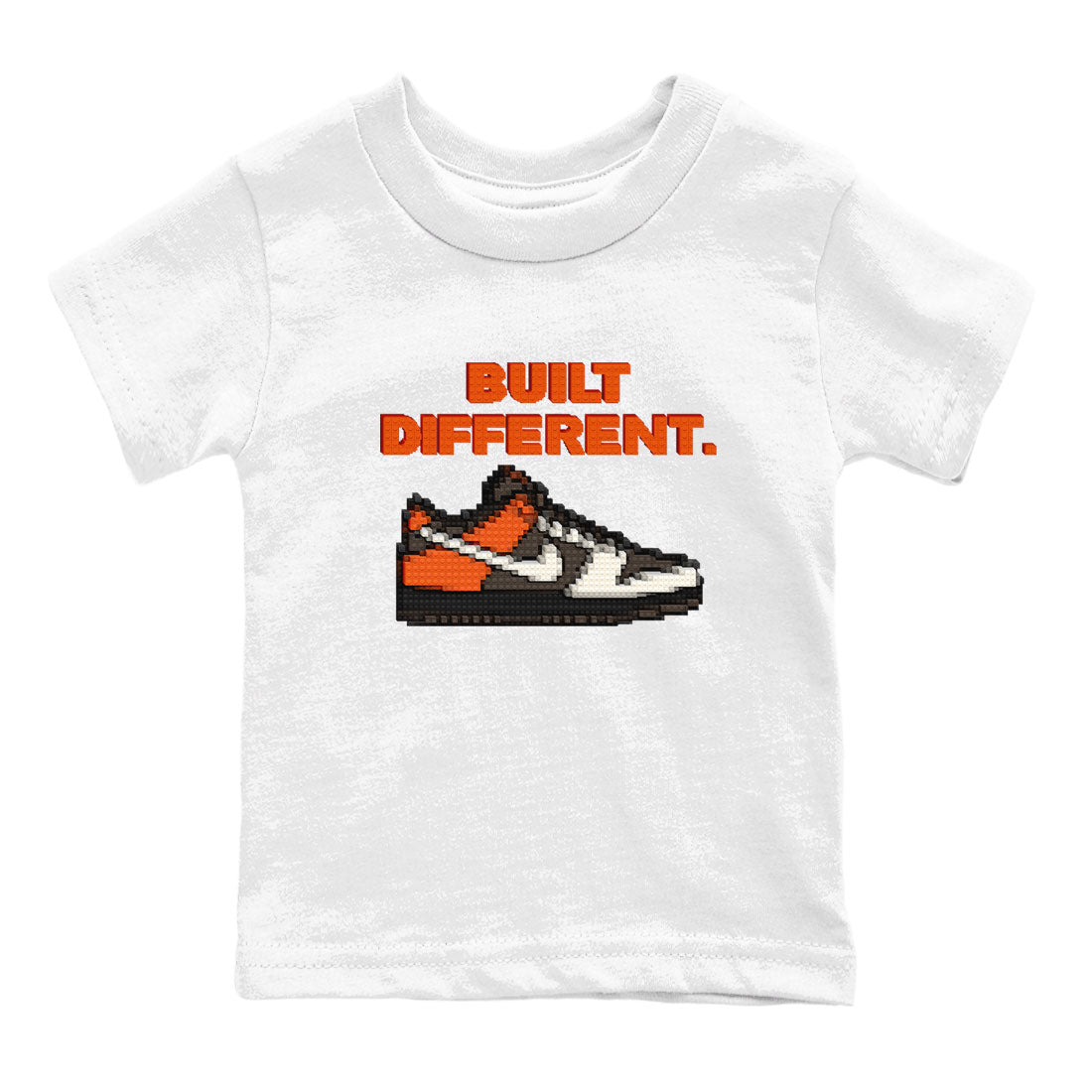 Dunk Red Panda shirt to match jordans Built Different sneaker tees Dunks Red Panda Drip Gear Zone Sneaker Matching Cotton Shirt baby toddler White 2 cotton Shirt