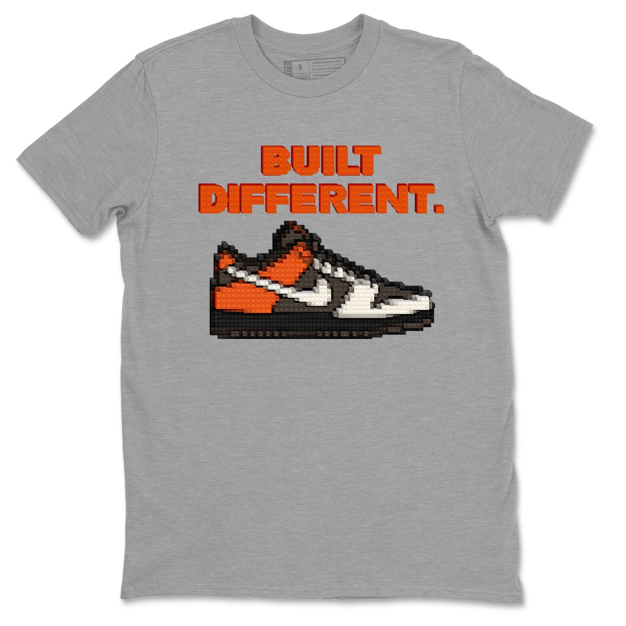 Dunk Red Panda shirt to match jordans Built Different sneaker tees Dunks Red Panda Drip Gear Zone Sneaker Matching Cotton Shirt unisex cotton Heather Grey 2 crew neck shirt