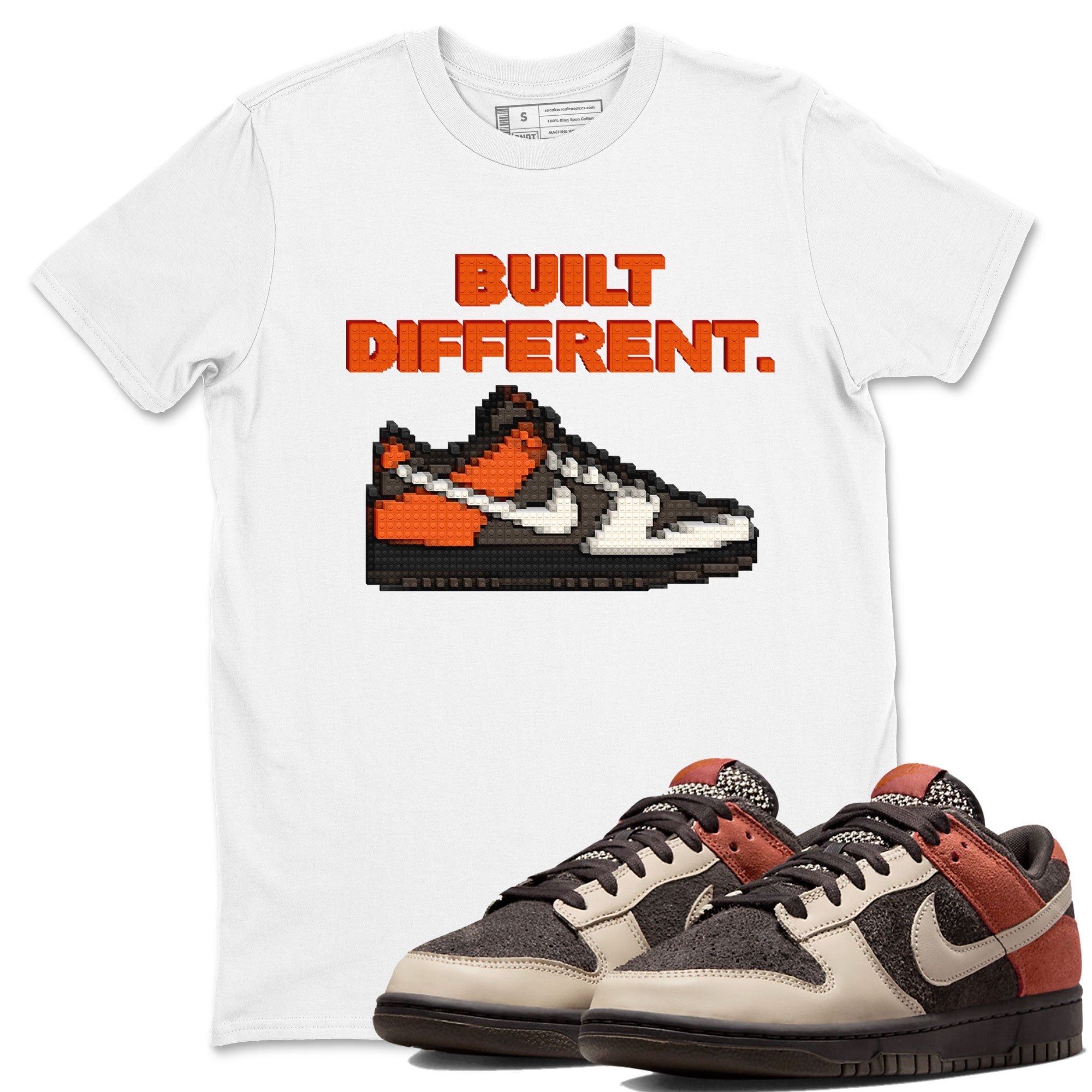 Dunk Red Panda shirt to match jordans Built Different sneaker tees Dunks Red Panda Drip Gear Zone Sneaker Matching Cotton Shirt unisex cotton White 1 crew neck shirt