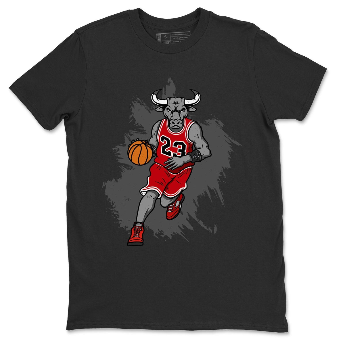 Jordan 5 Raging Bull Shirt To Match Jordans Bull Figure Sneaker Tees Jordan 5 Raging Bull Drip Gear Zone Sneaker Matching Clothing Unisex Shirts