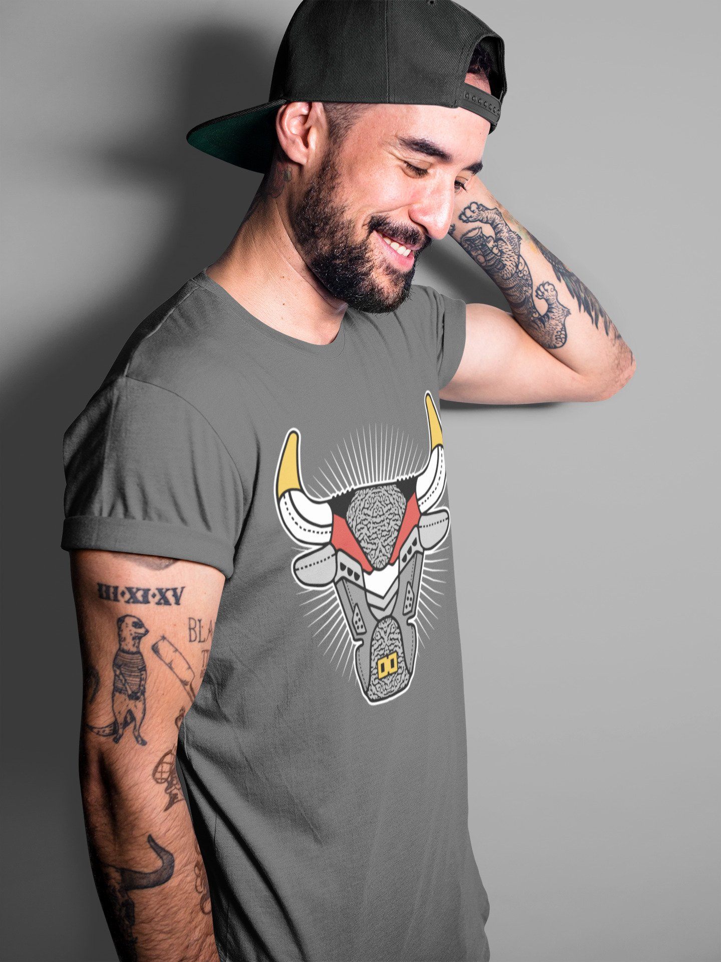 Jordan 3 Cool Grey Shirt To Match Jordans Bull Head Sneaker Tees Jordan 3 Cool Grey Drip Gear Zone Sneaker Matching Clothing Unisex Shirts