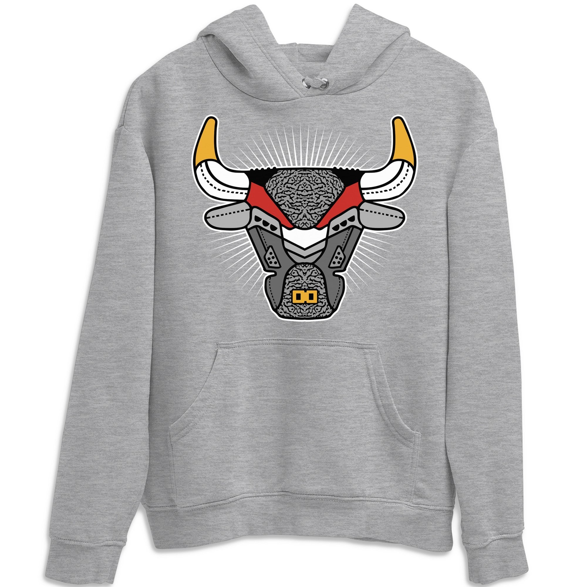Jordan 3 Cool Grey Shirt To Match Jordans Bull Head Sneaker Tees Jordan 3 Cool Grey Drip Gear Zone Sneaker Matching Clothing Unisex Shirts