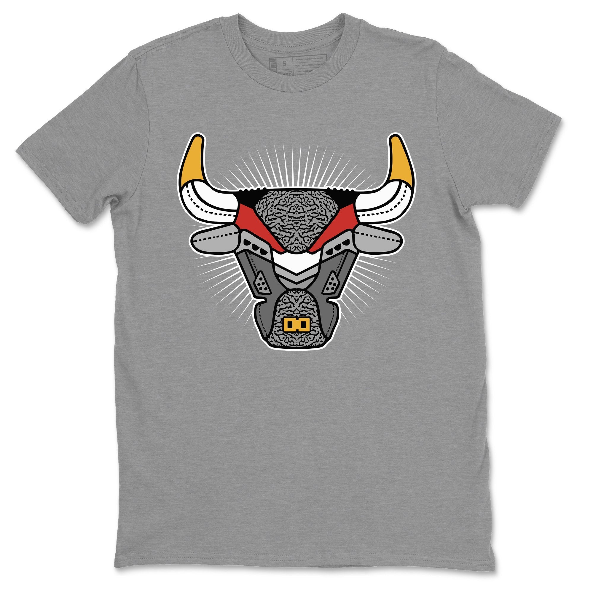 Jordan 3 Cool Grey Shirt To Match Jordans Bull Head Sneaker Tees Jordan 3 Cool Grey Drip Gear Zone Sneaker Matching Clothing Unisex Shirts