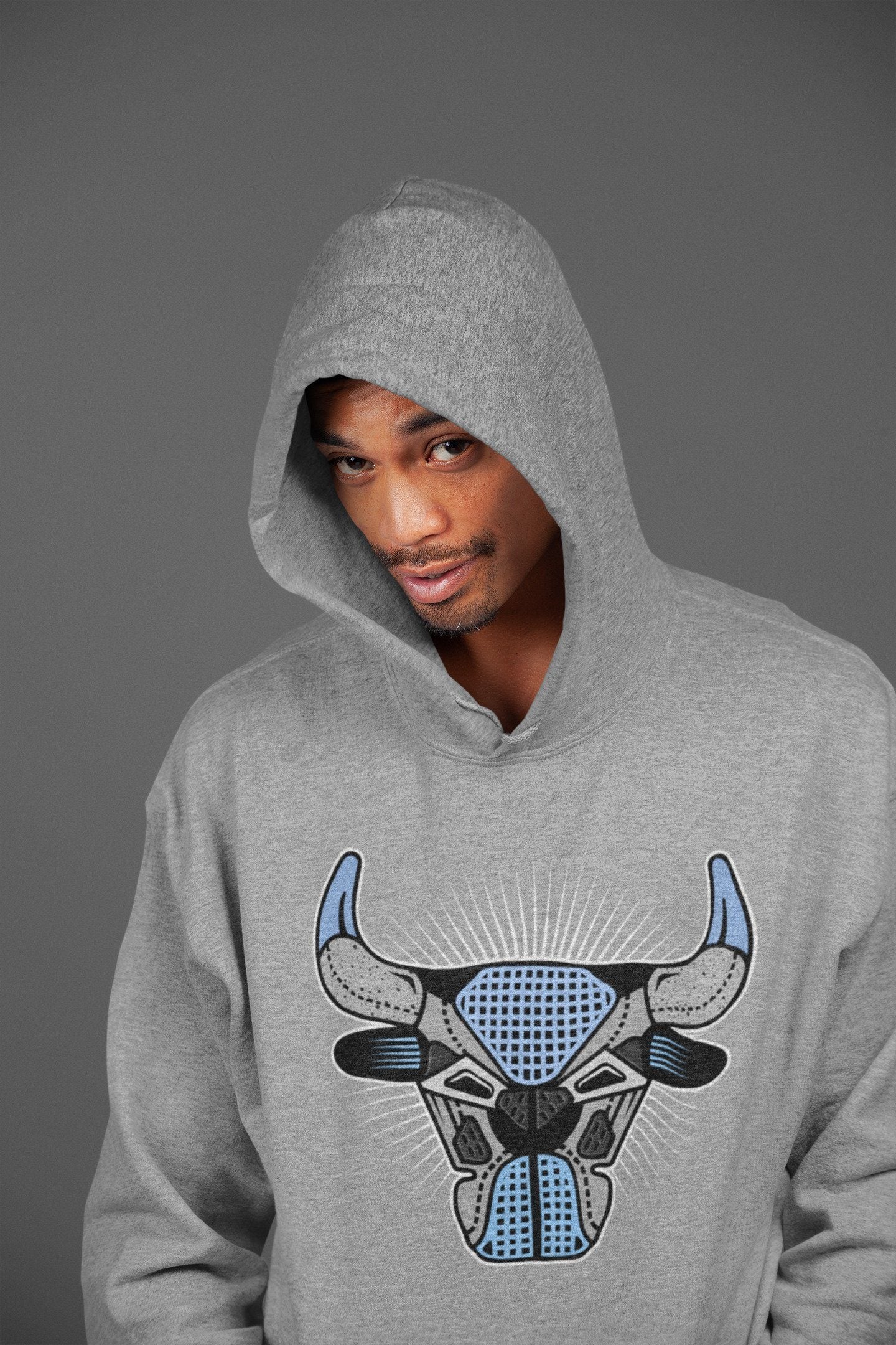 Jordan 4 University Blue Shirt To Match Jordans Bull Head Sneaker Tees Jordan 4 University Blue Drip Gear Zone Sneaker Matching Clothing Unisex Shirts