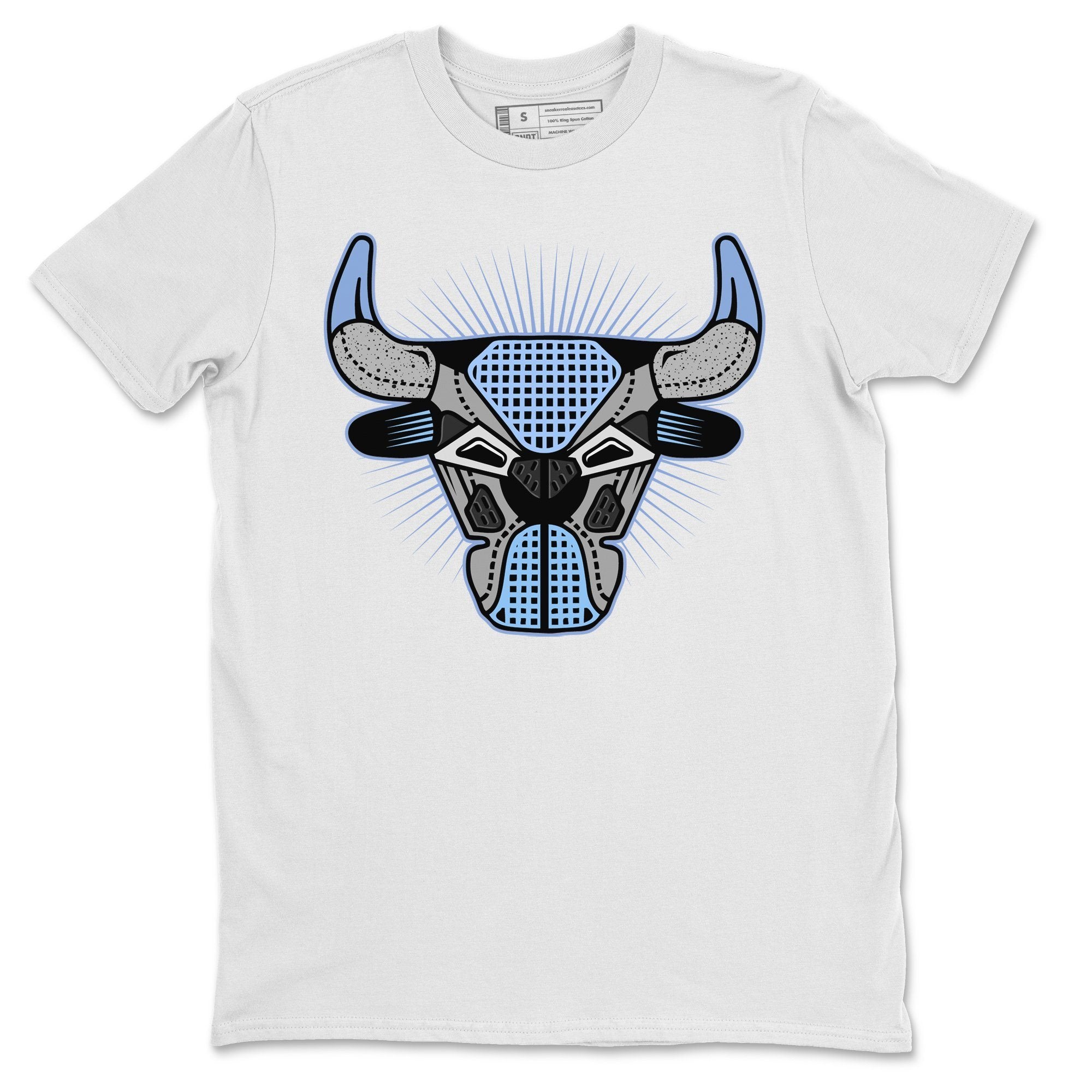 Jordan 4 University Blue Shirt To Match Jordans Bull Head Sneaker Tees Jordan 4 University Blue Drip Gear Zone Sneaker Matching Clothing Unisex Shirts