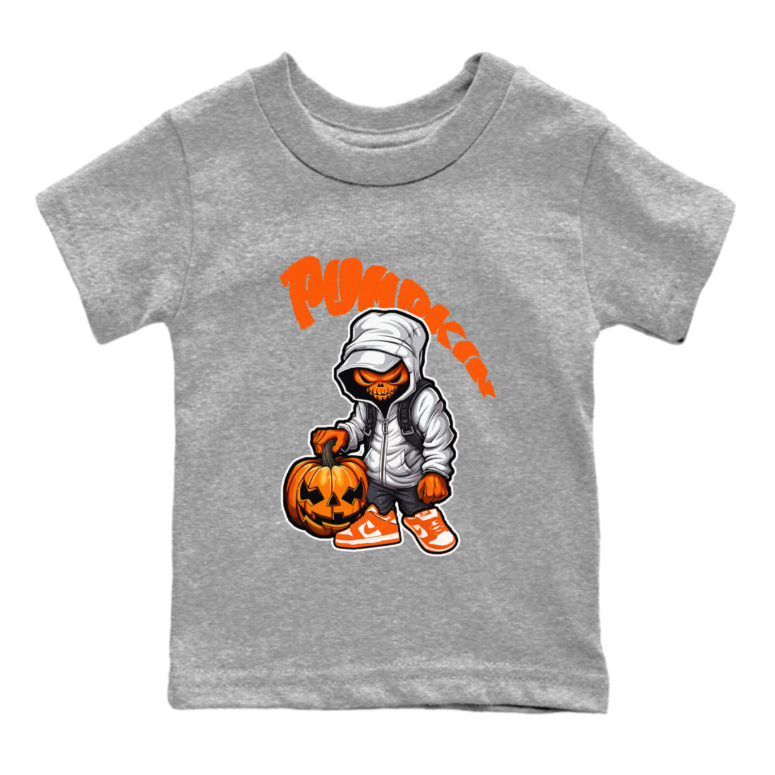 Air Jordan 1 Starfish shirt to match jordans Bustard Pumpkin Streetwear Sneaker Shirt AJ1Starfish Drip Gear Zone Sneaker Matching Clothing Baby Toddler Heather Grey 2 T-Shirt Halloween Custumes