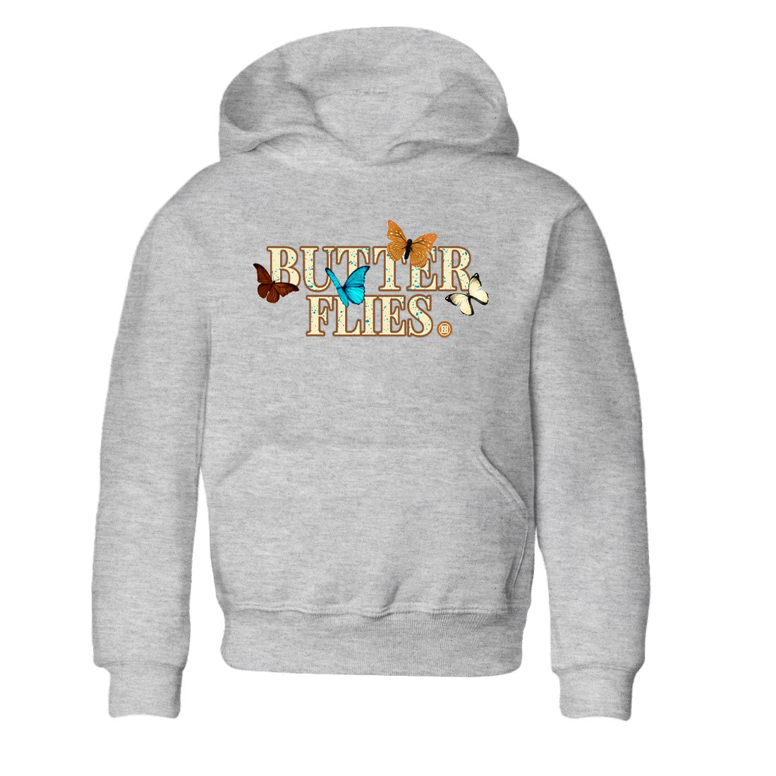 Butterflies Kids Tops - Air Jordan 4 Cacao Wow