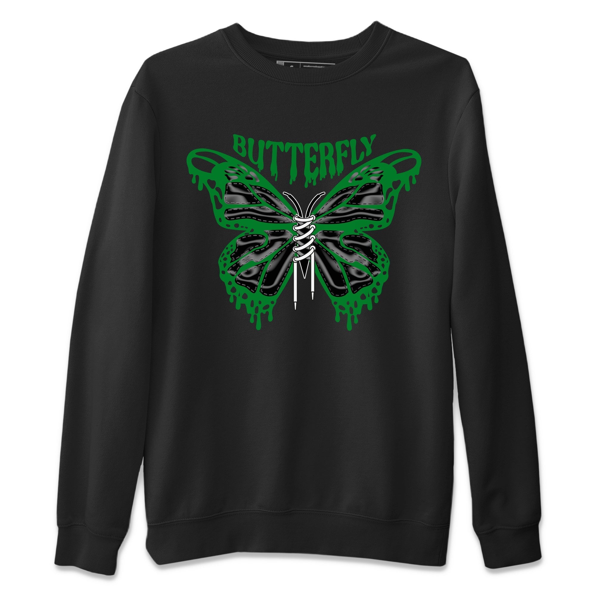 Air Jordan 1 Celtics Sneaker Match Tees Butterfly Sneaker Tees AJ1 OG HIGH Celtics Sneaker Release Tees Unisex Shirts Black 2