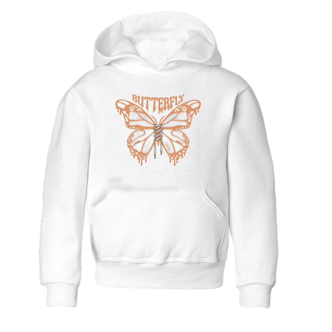 Air Jordan 1 Praline shirt to match jordans Butterfly Streetwear Sneaker Shirt AJ1Praline Drip Gear Zone Sneaker Matching Clothing Baby Toddler White 2 T-Shirt
