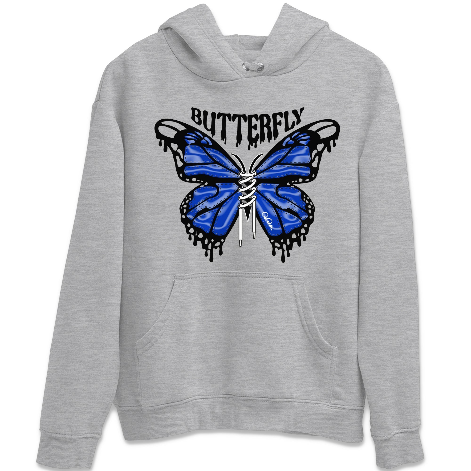 Air Jordan 14 Laney Drip Gear Zone Butterfly Sneaker Tees AJ14 Laney Sneaker Release Tees Unisex Shirts Heather Grey 2