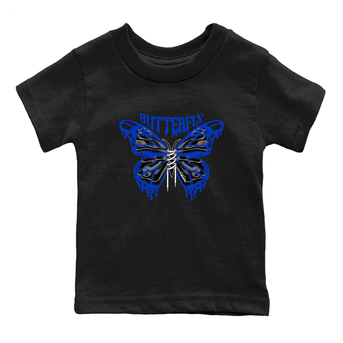 Air Jordan 14 Laney Sneaker Match Tees Butterfly Streetwear Sneaker Shirt AJ14 Laney Sneaker Release Tees Kids Shirts Black 2