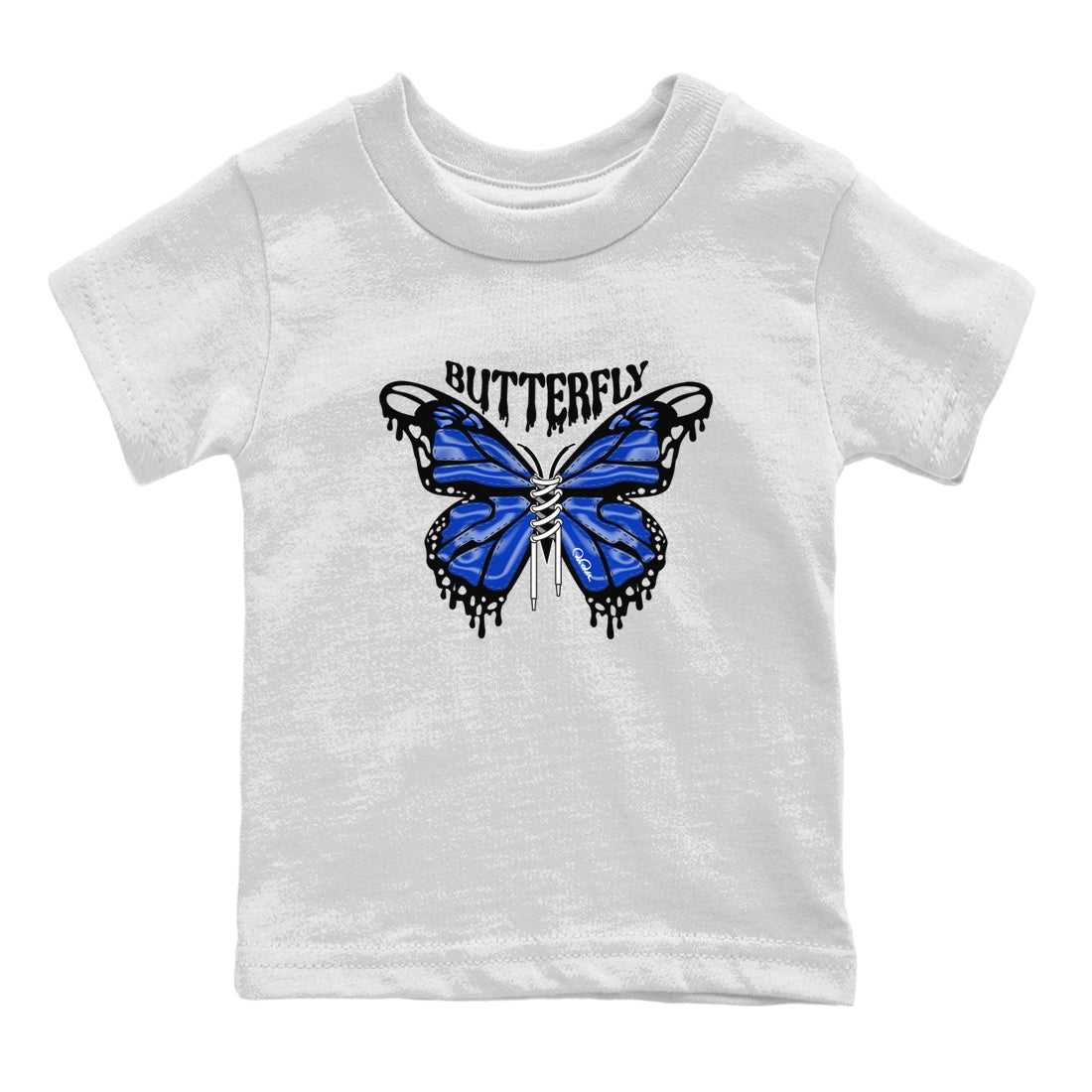 Air Jordan 14 Laney Sneaker Match Tees Butterfly Streetwear Sneaker Shirt AJ14 Laney Sneaker Release Tees Kids Shirts White 2
