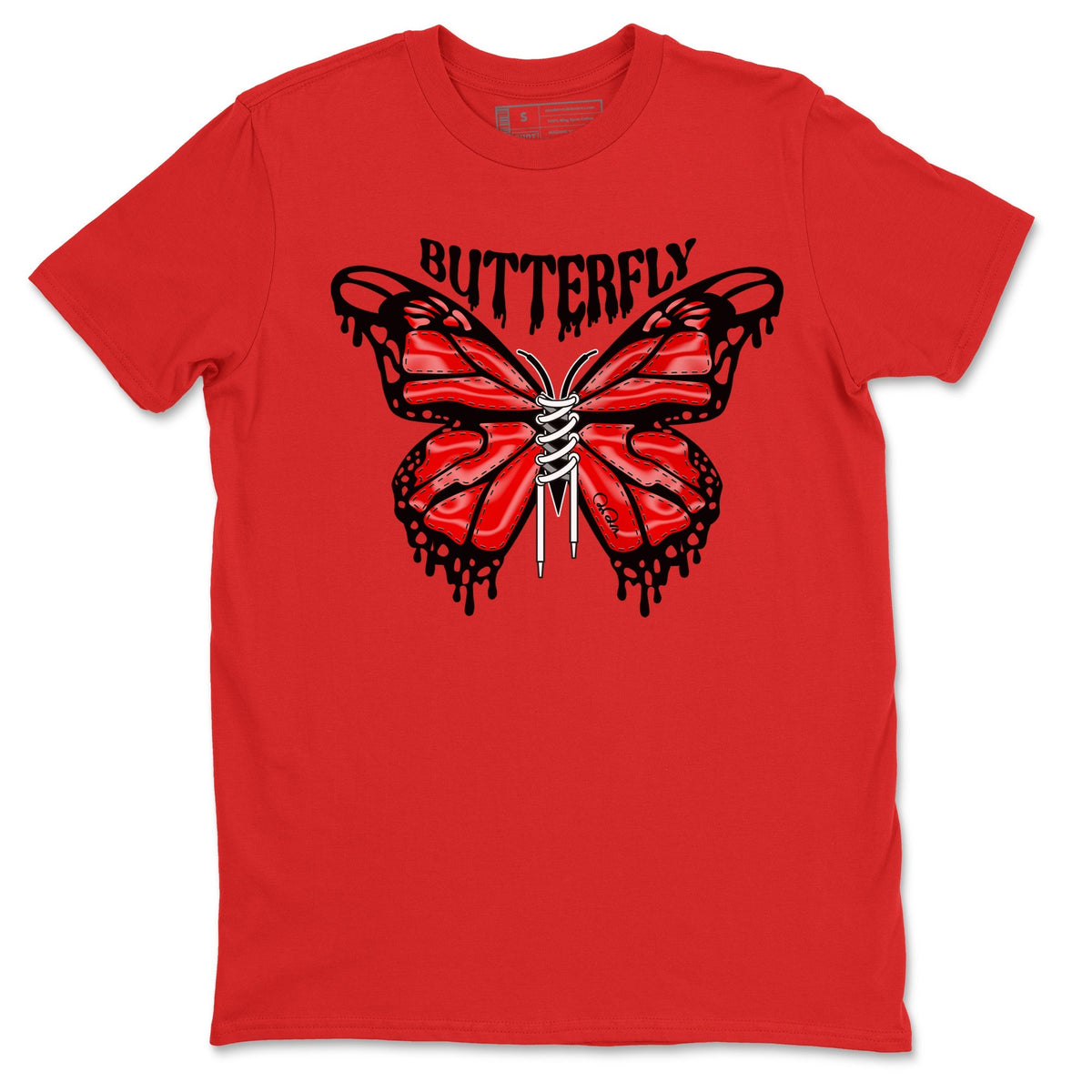 Air Jordan 6 Toro Bravo Sneaker Match Tees Butterfly Sneaker Tees AJ6 Toro Bravo Sneaker Release Tees Unisex Shirts Red 2