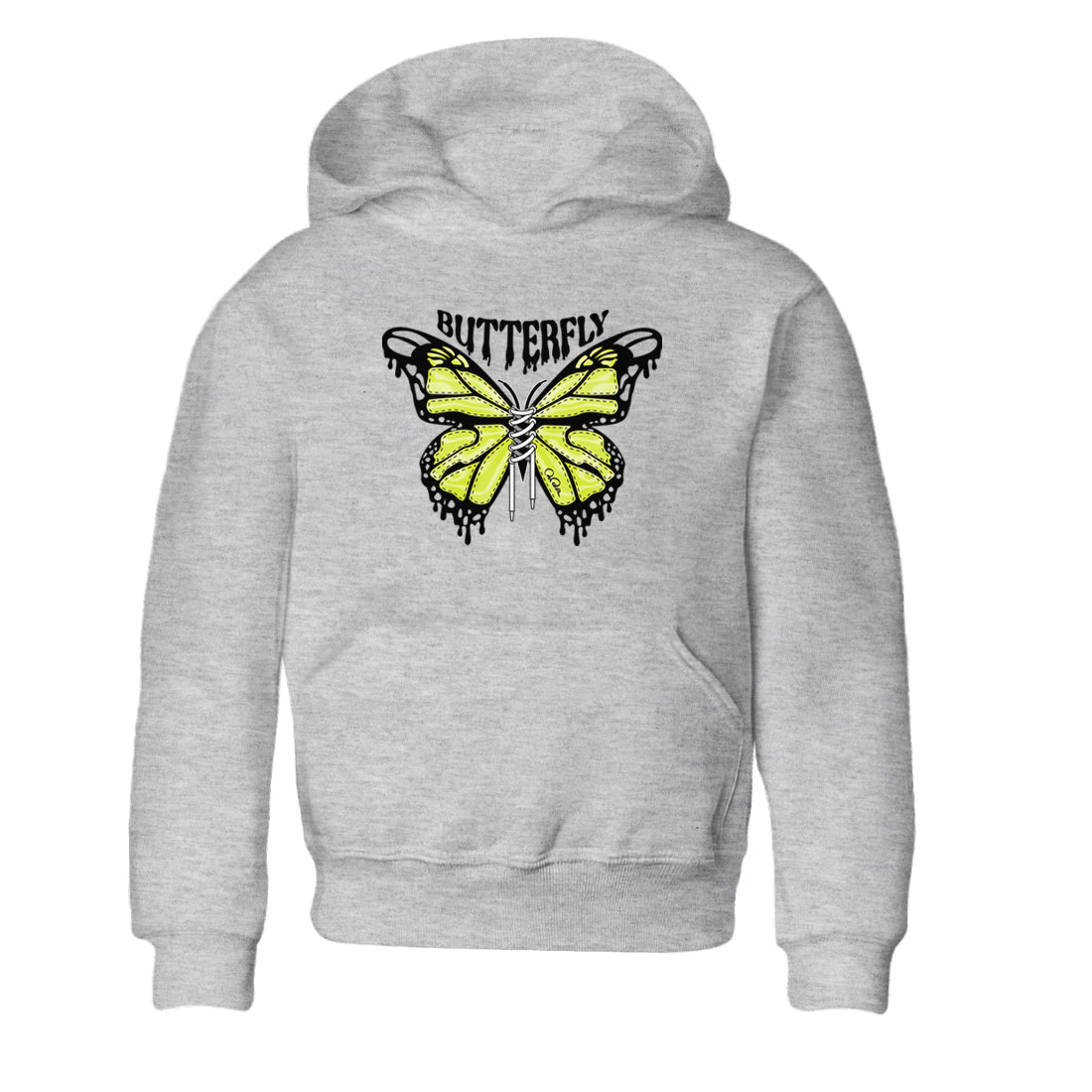 Dunk Halloween shirt to match jordans Butterfly sneaker tees halloween horror nights Nike Dunk Halloween Drip Gear Zone Baby Toddler Heather Grey 2 T-Shirt