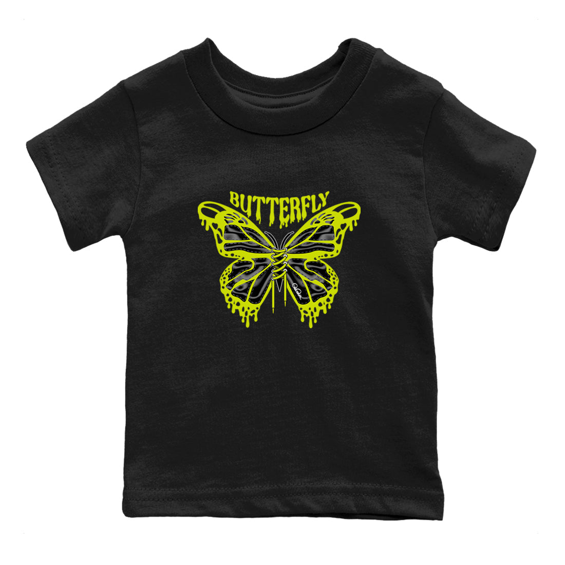 Dunk Halloween shirt to match jordans Butterfly sneaker tees halloween horror nights Nike Dunk Halloween Drip Gear Zone Baby Toddler Black 2 T-Shirt