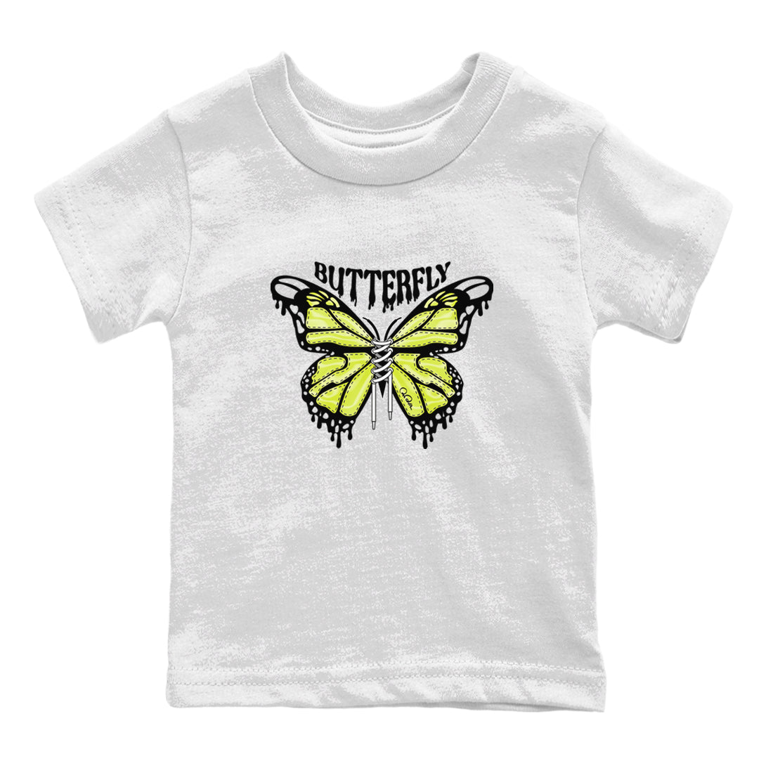 Dunk Halloween shirt to match jordans Butterfly sneaker tees halloween horror nights Nike Dunk Halloween Drip Gear Zone Baby Toddler White 2 T-Shirt