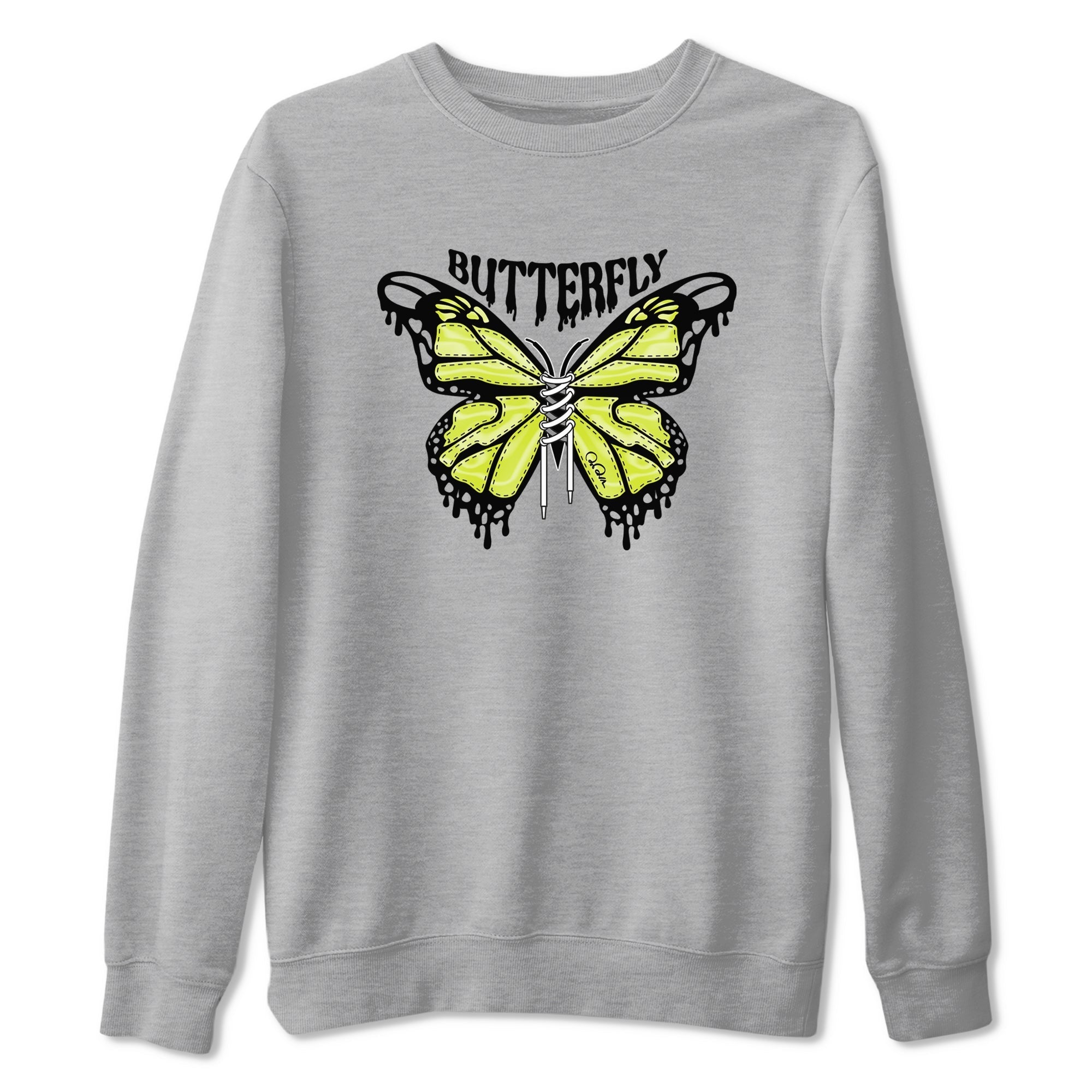 Dunk Halloween shirt to match jordans Butterfly sneaker tees halloween horror nights Nike Dunk Halloween Drip Gear Zone Unisex Crew Neck Tee Heather Grey 2 T-Shirt